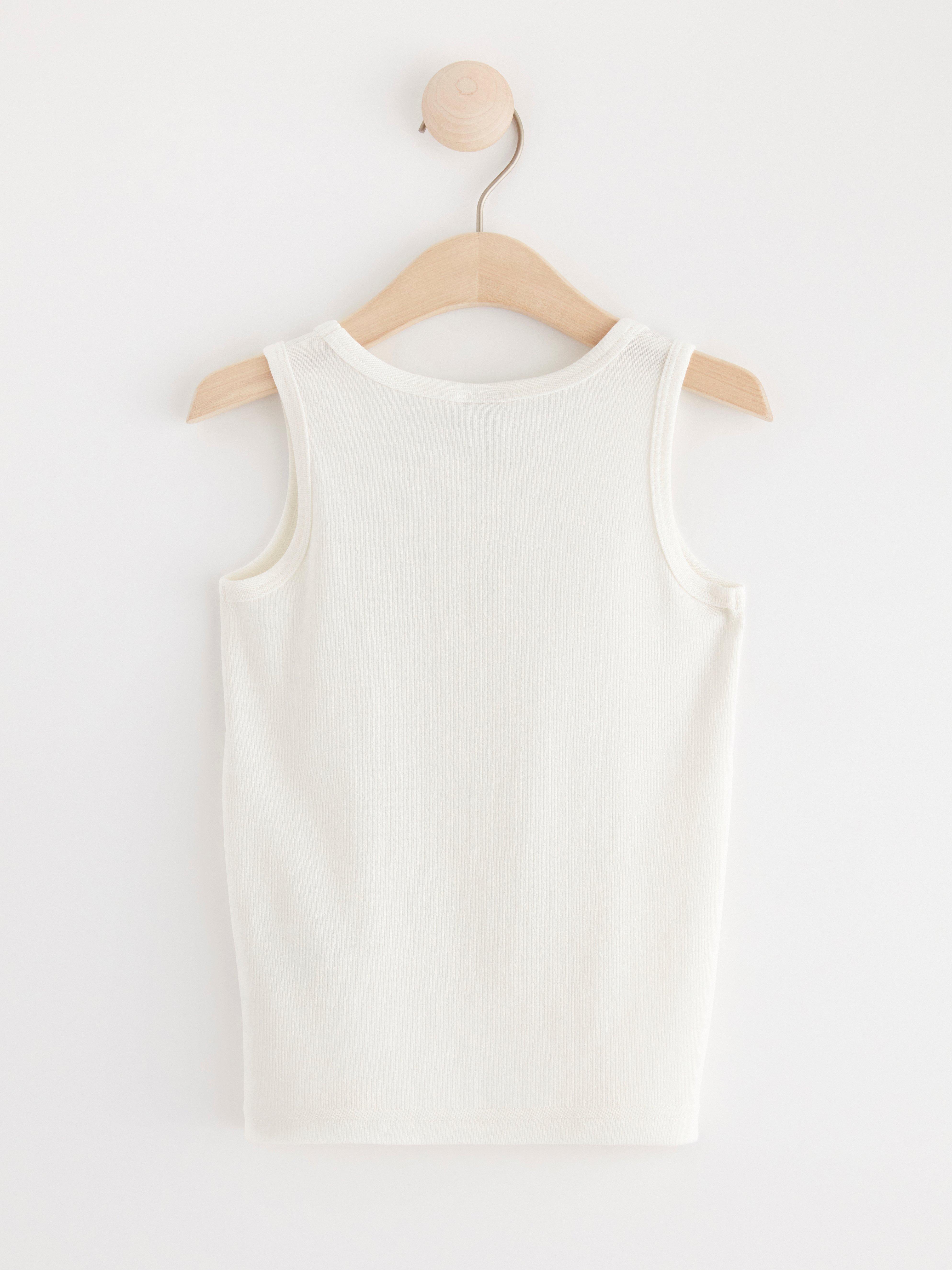Tank top Light Dusty White