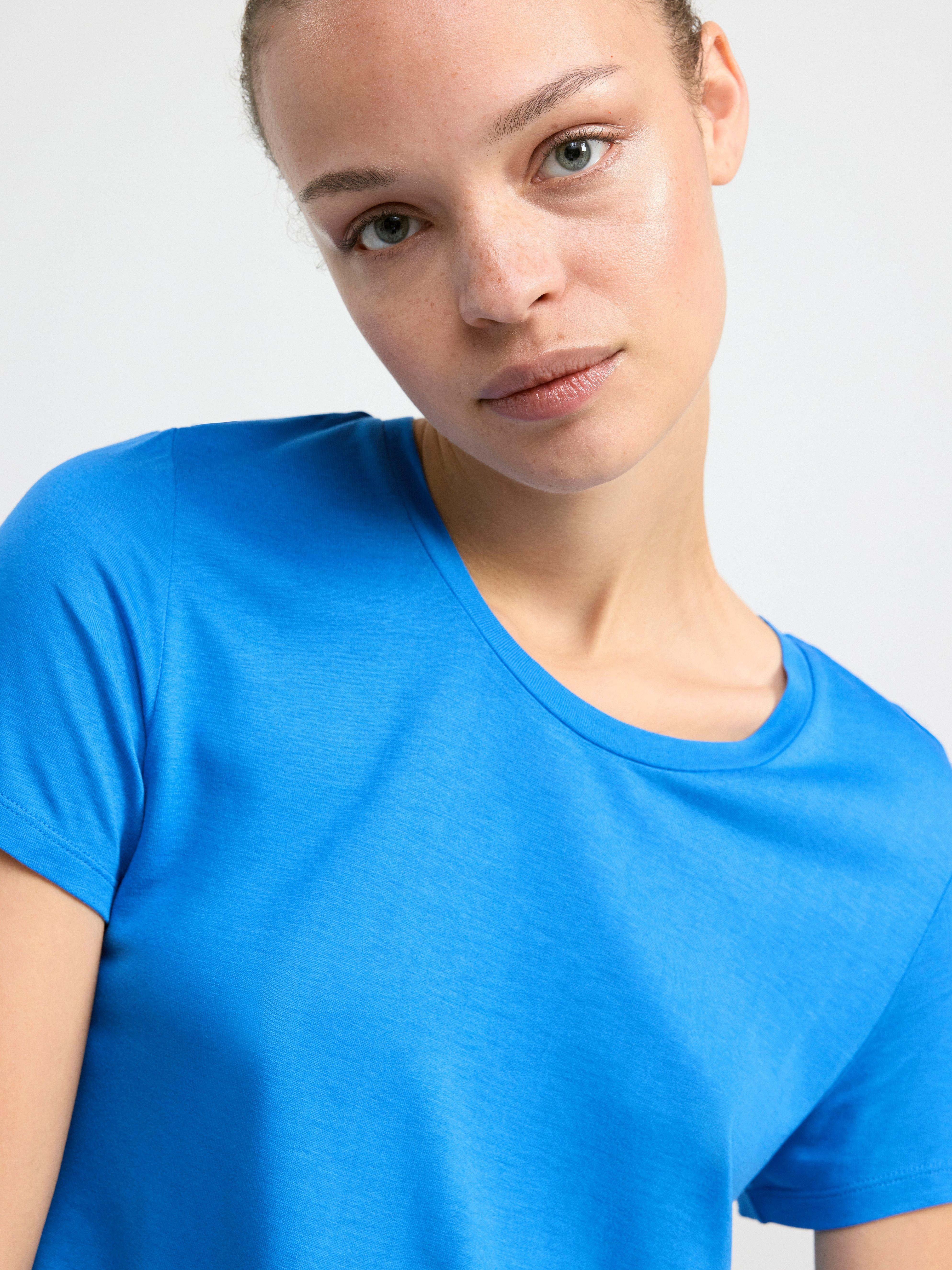 Short sleeve top Blue