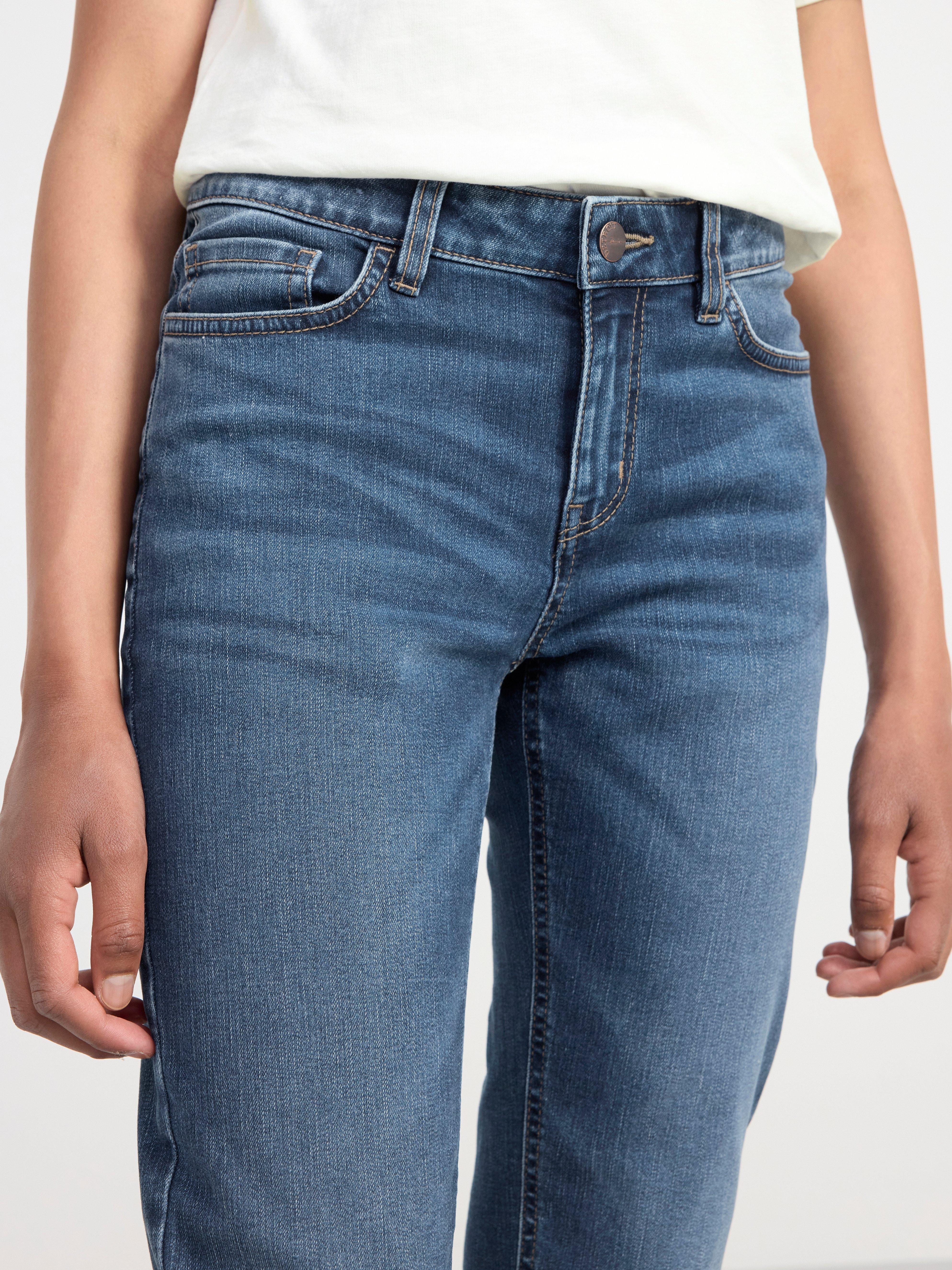 FREJA Flare super stretch regular waist jeans Denim