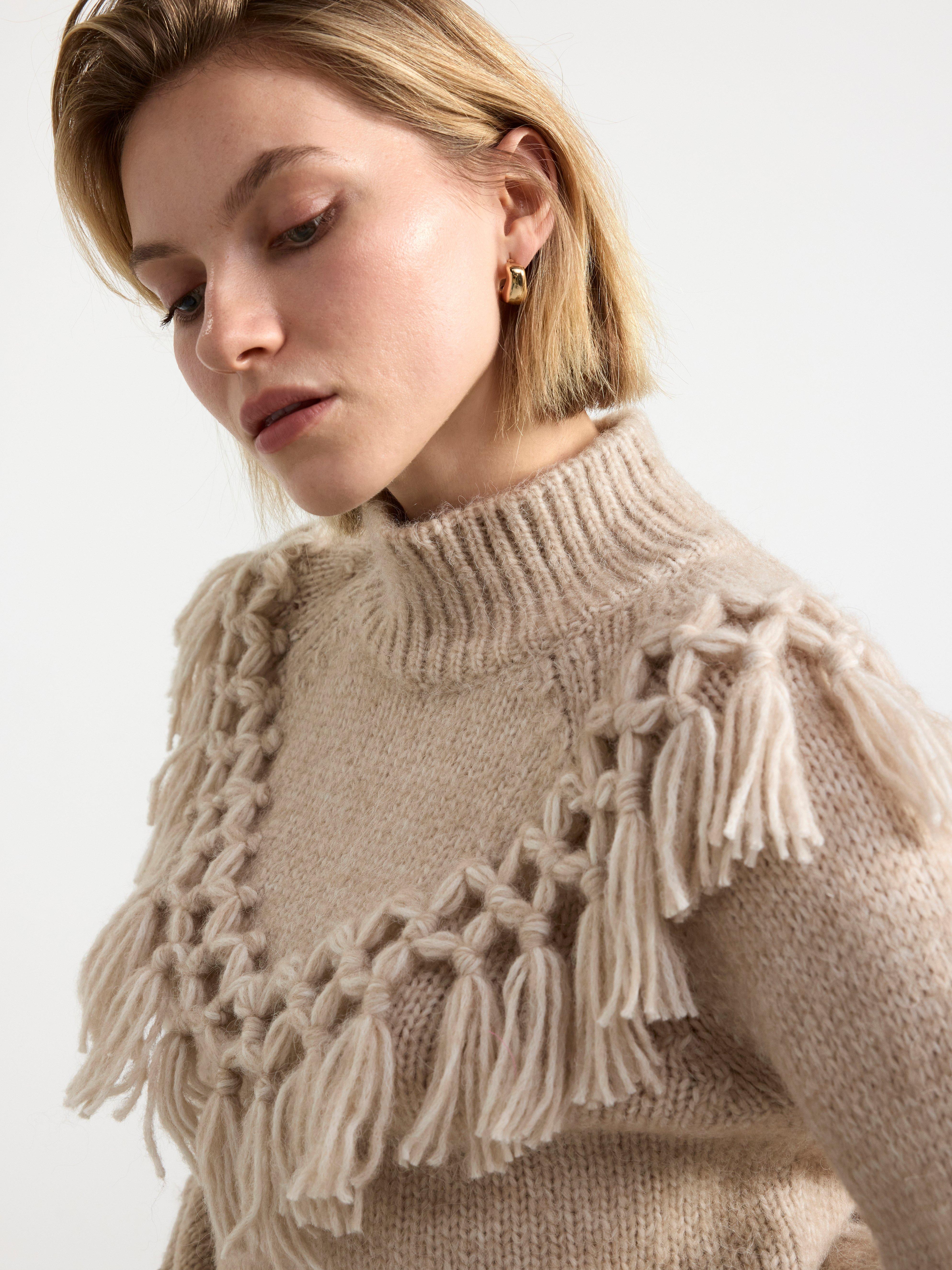Mock neck jumper Grey Melange