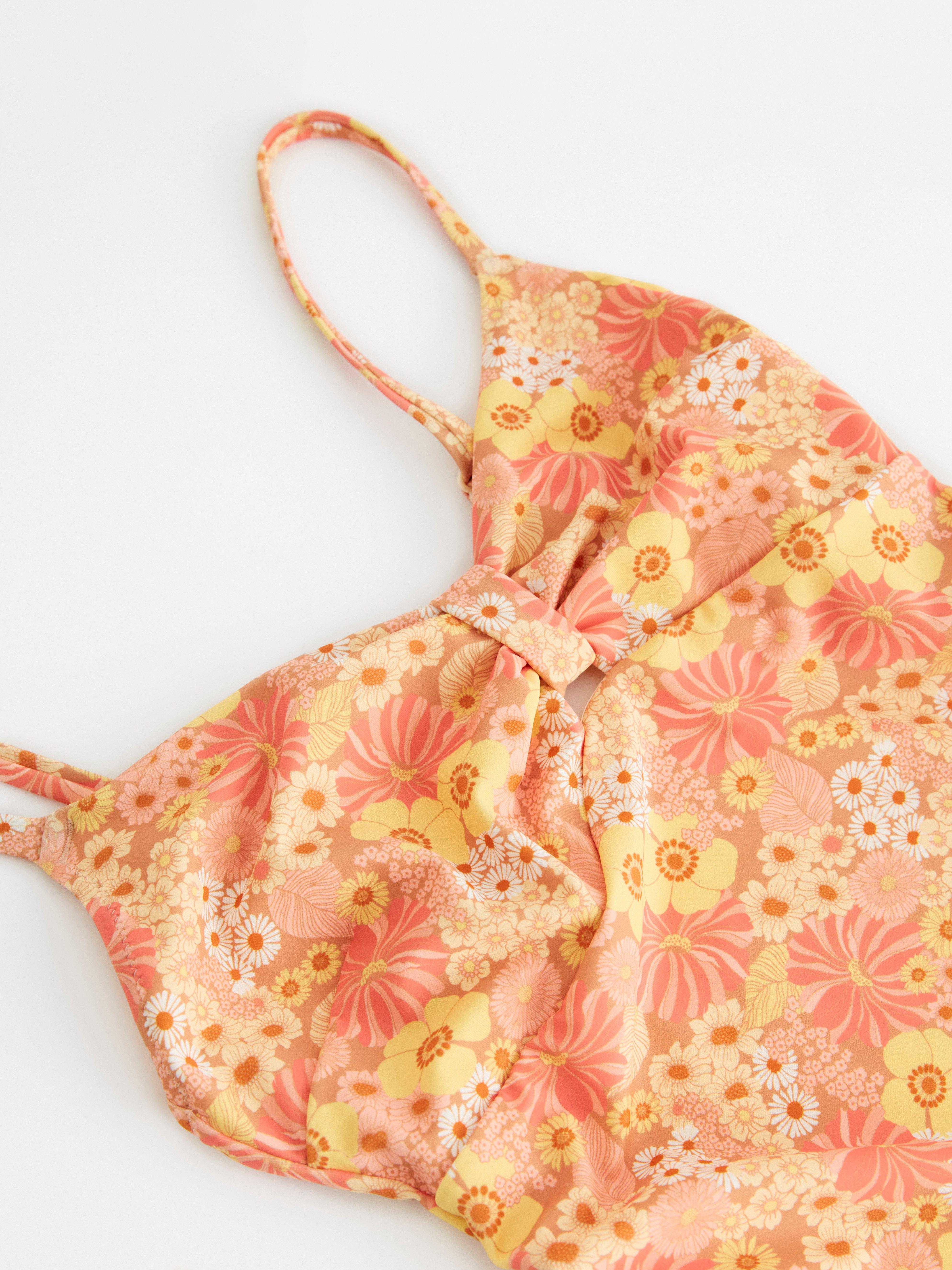 MOM Floral swimsuit Beige