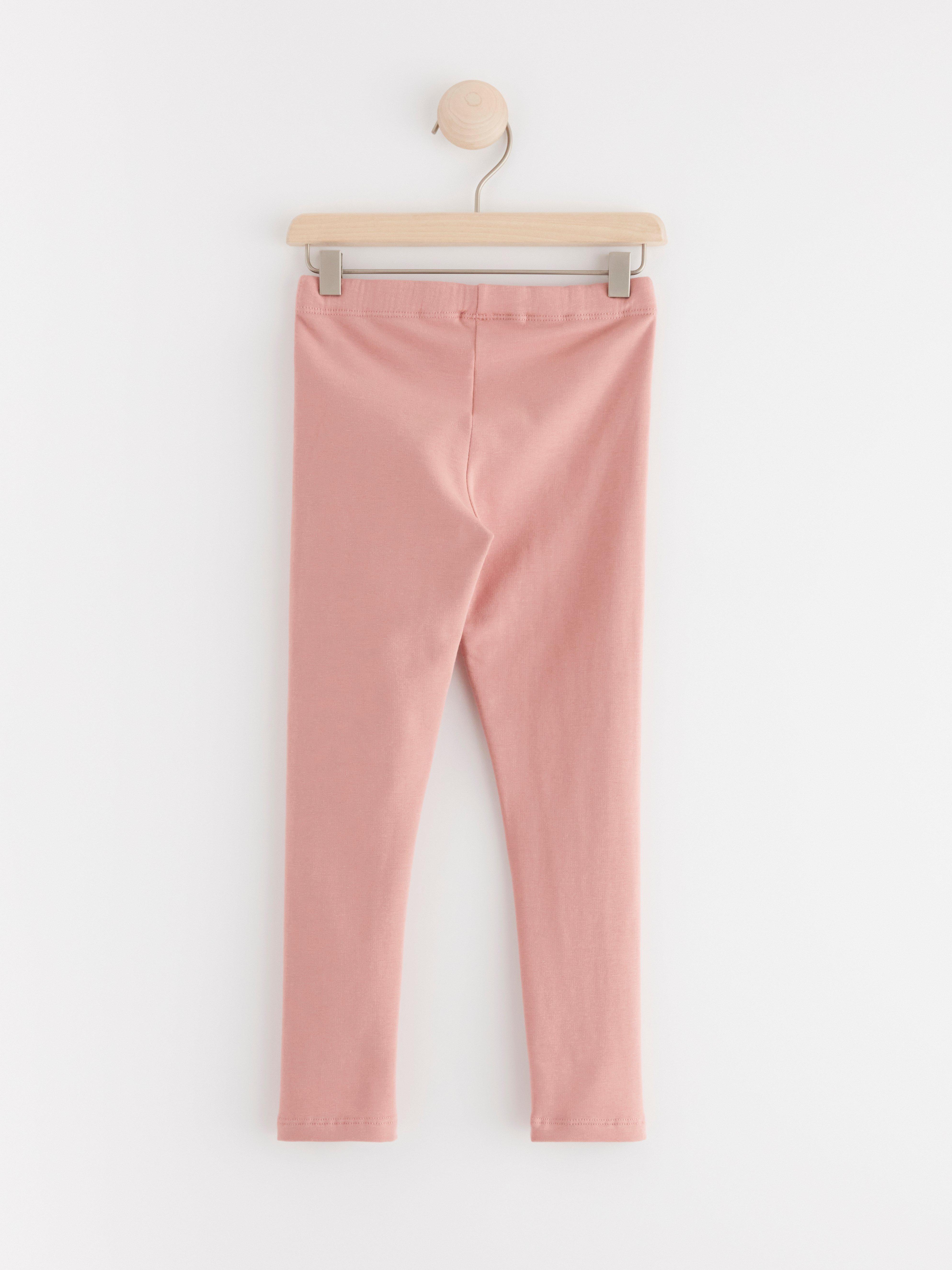 Leggings with brushed inside Dusty Pink
