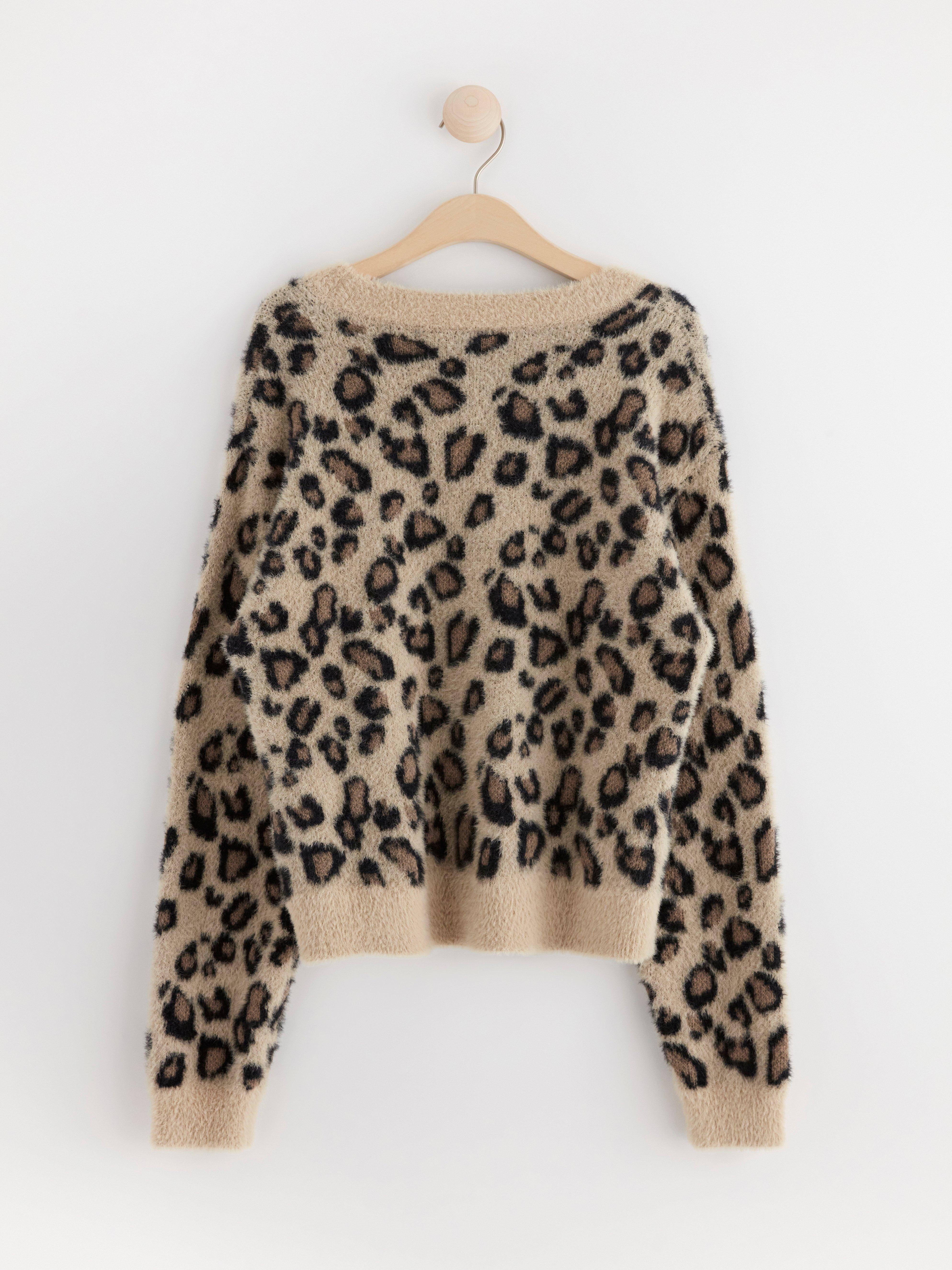 Jumper with pattern Beige