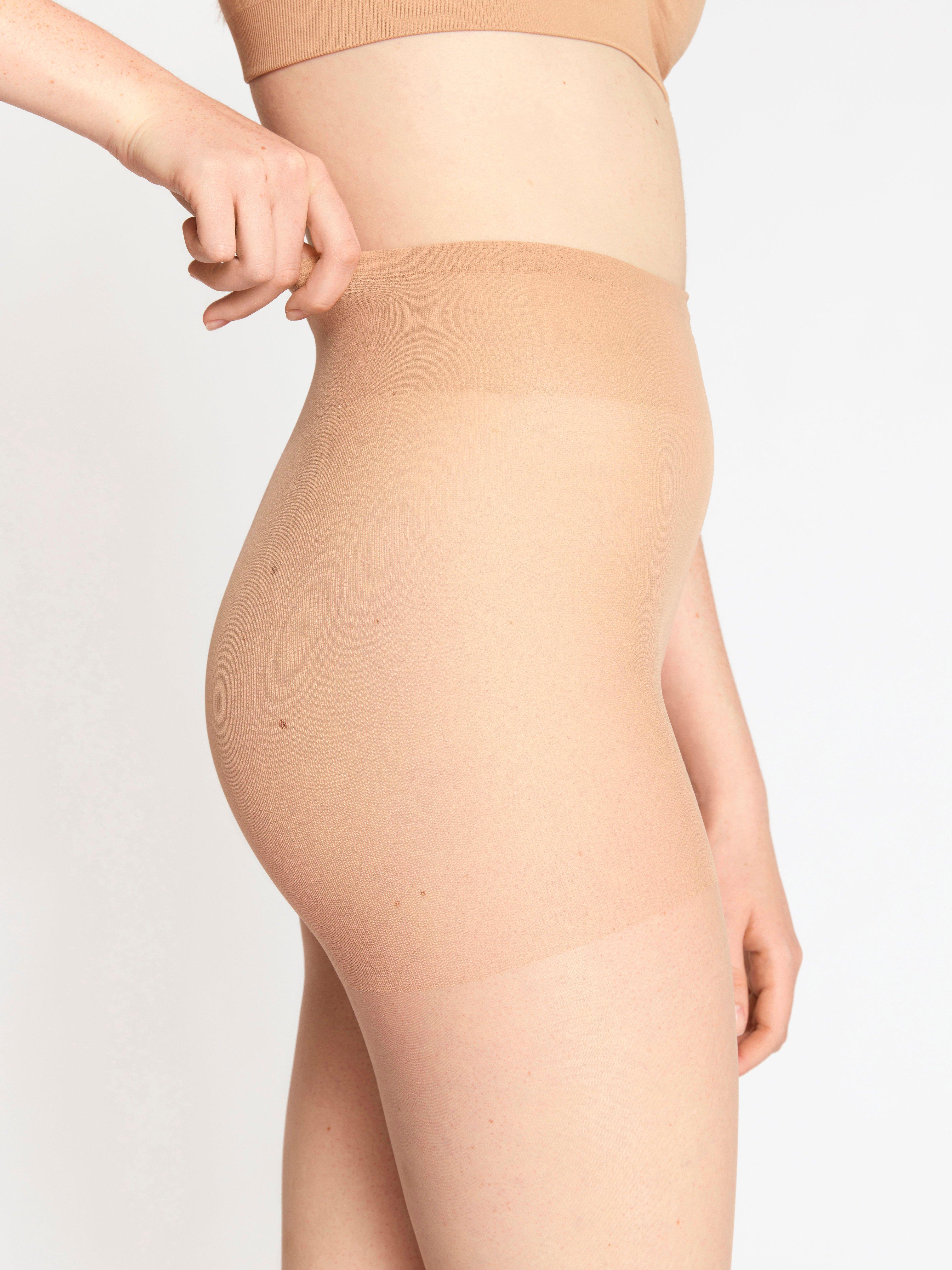 Comfort waist semi shine tights 15 denier Ivory