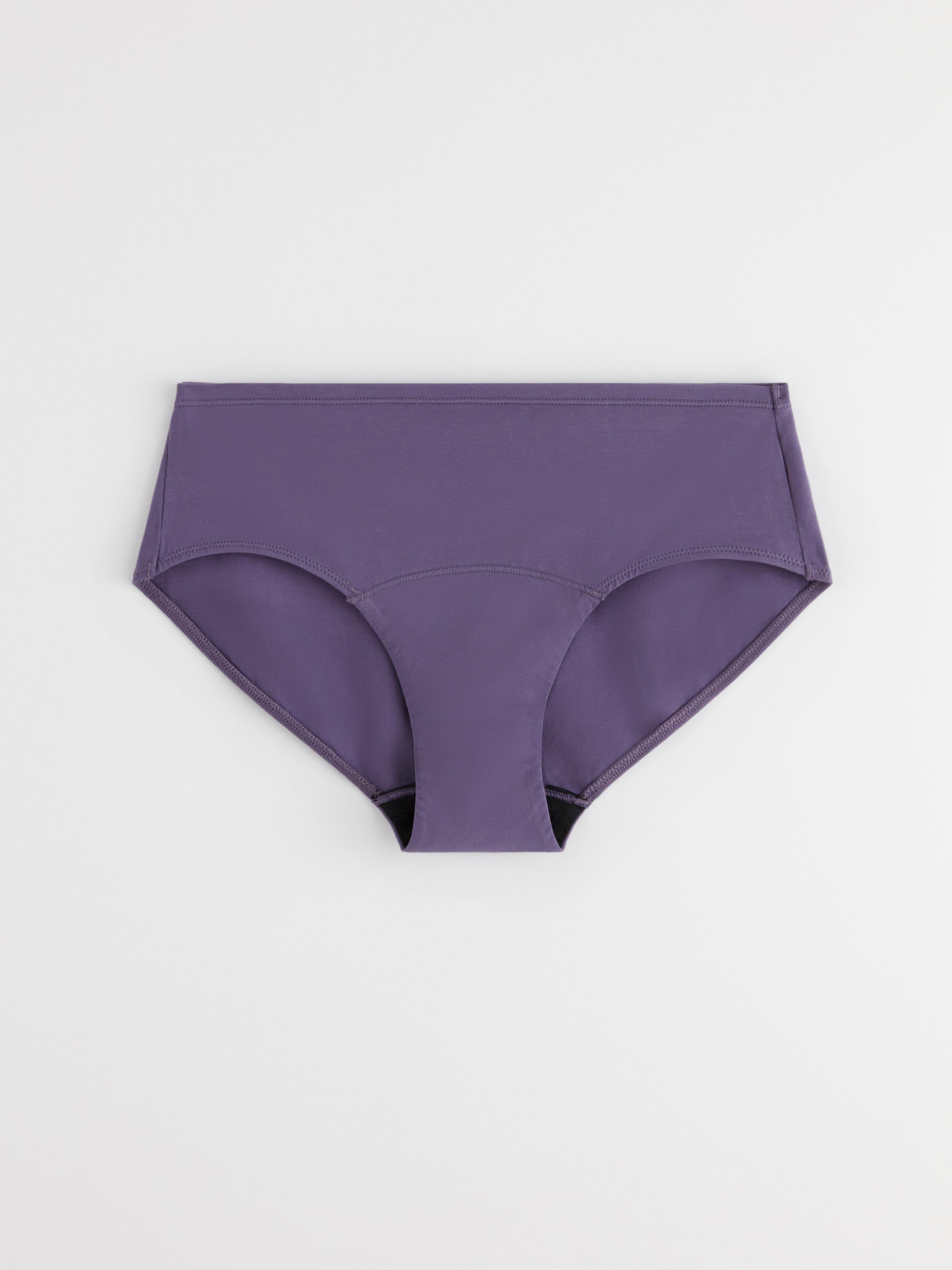Engineered Hiphugger Period Proof – Period Panty Medium Absorbency Dark Dusty Lilac