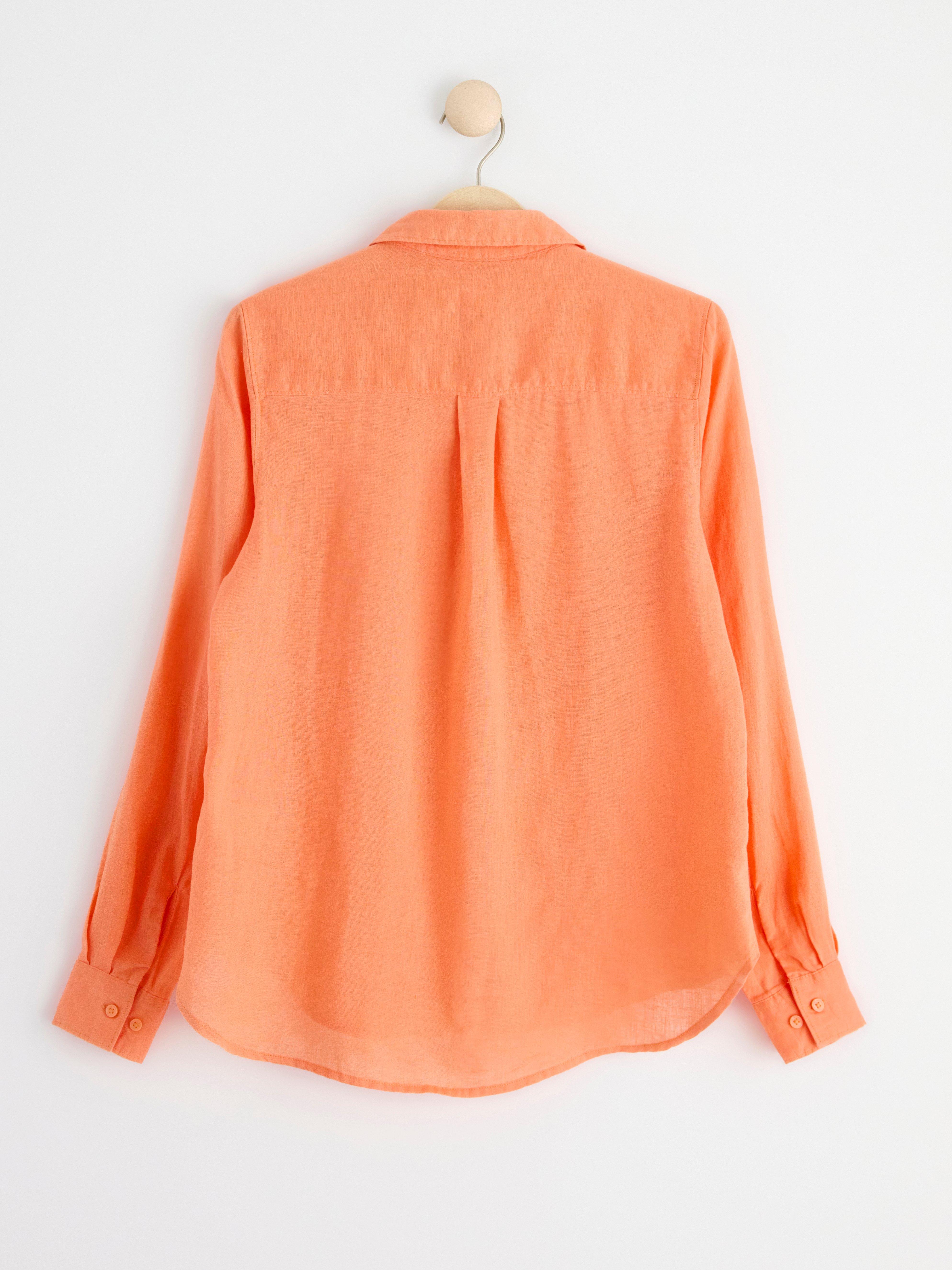 Linen shirt Light Orange