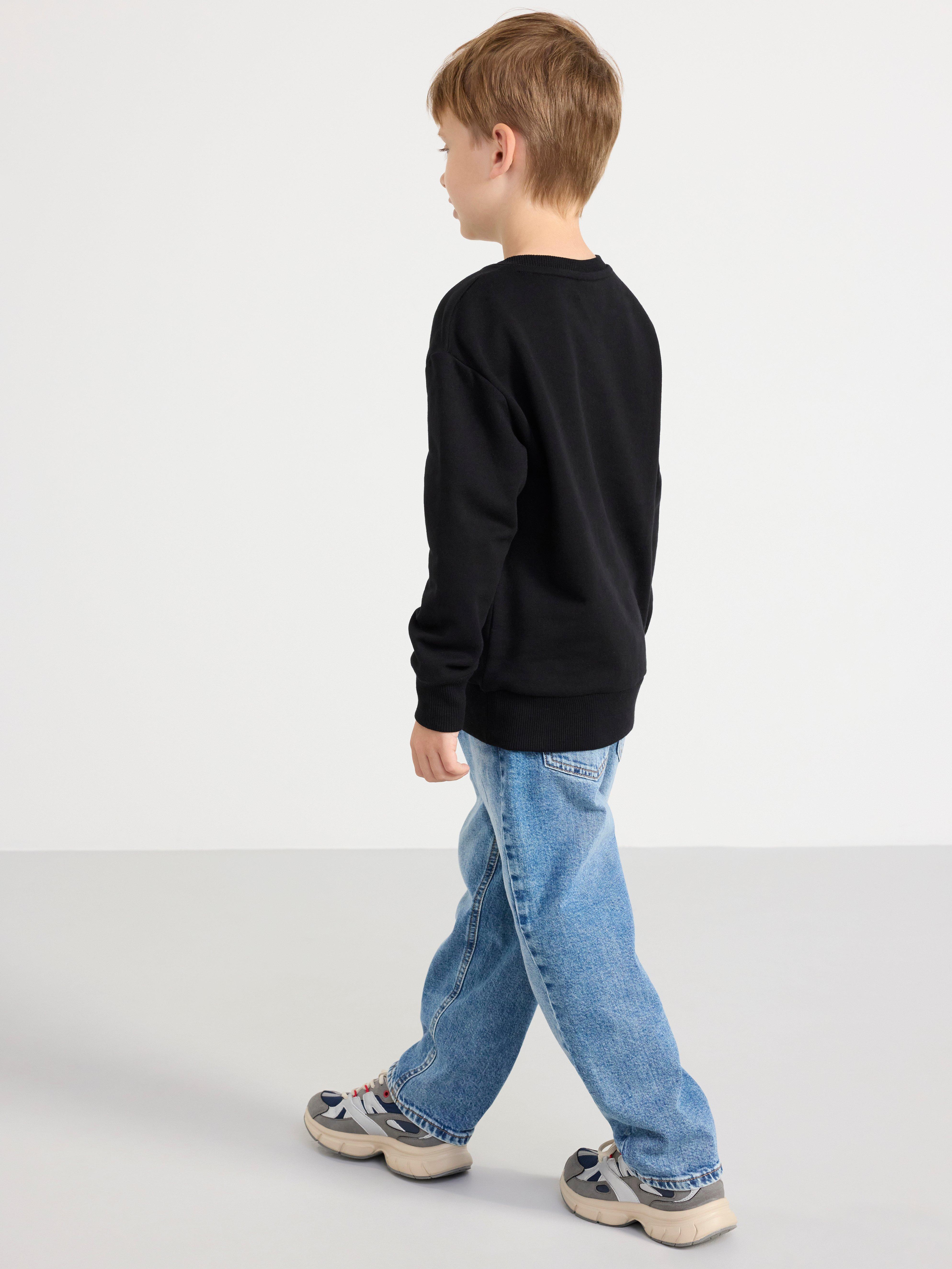 Sweatshirt with Among us print Black