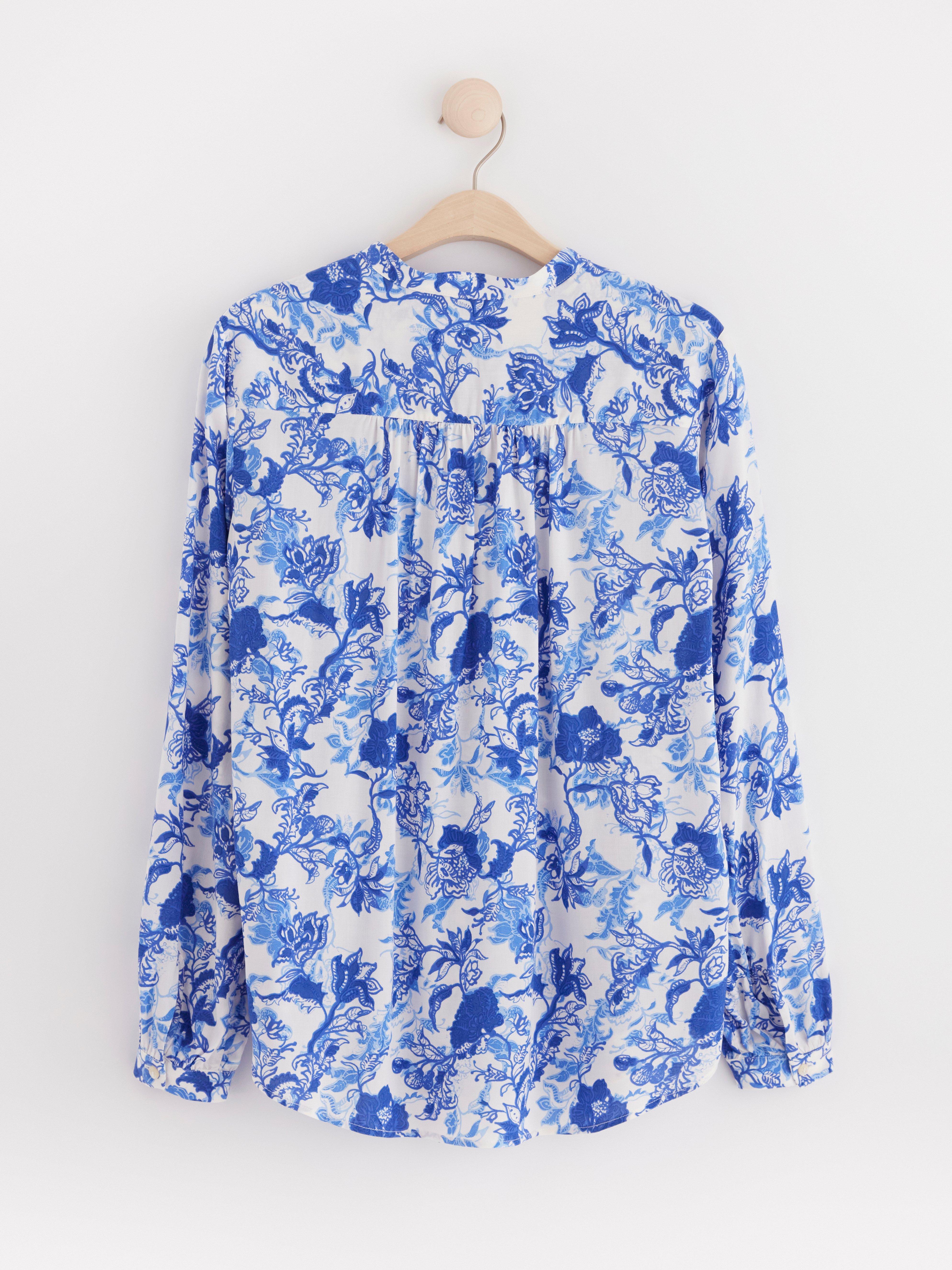 Long sleeve blouse Light Dusty White