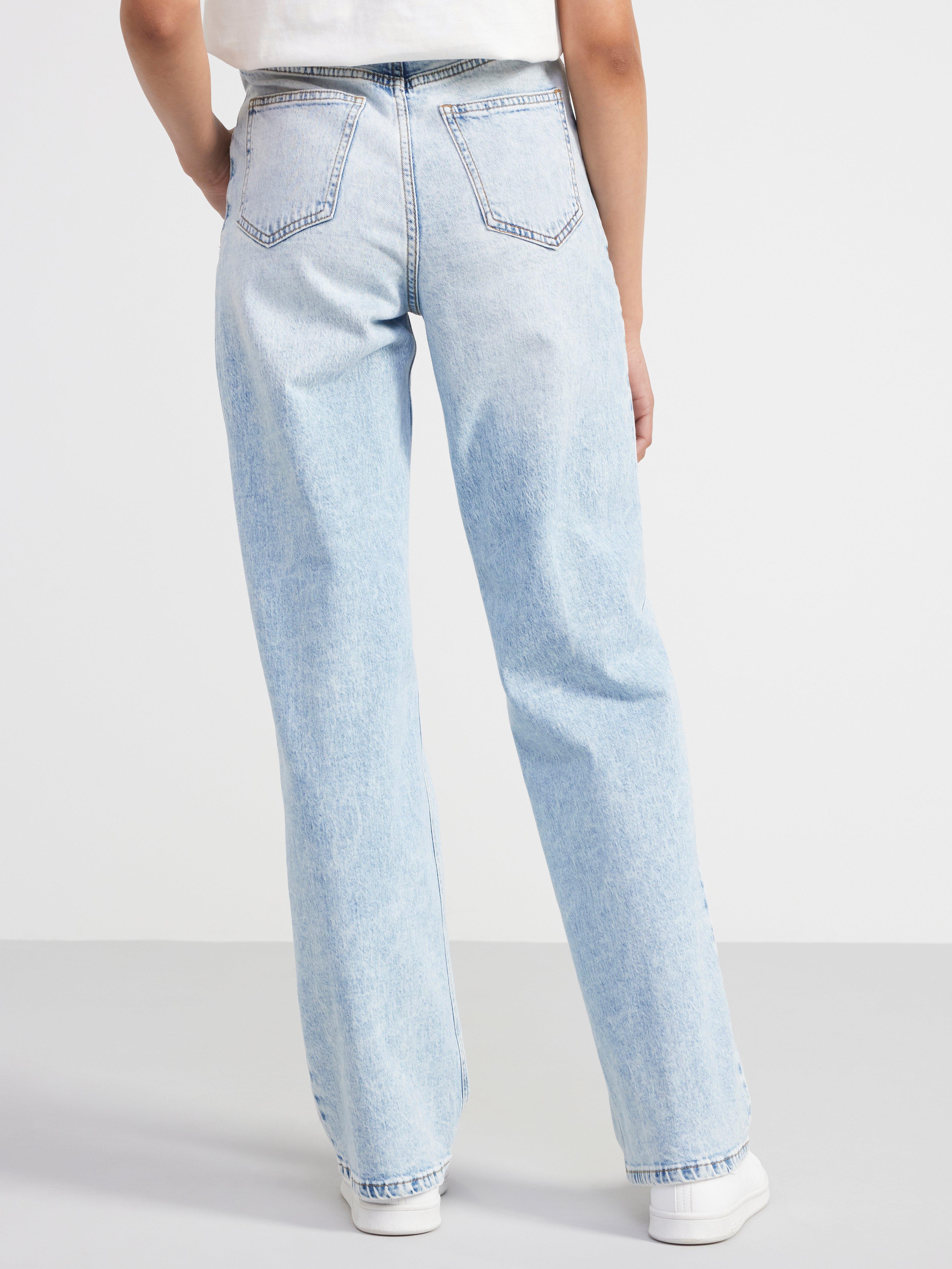 VANJA Wide high waist jeans Light denim