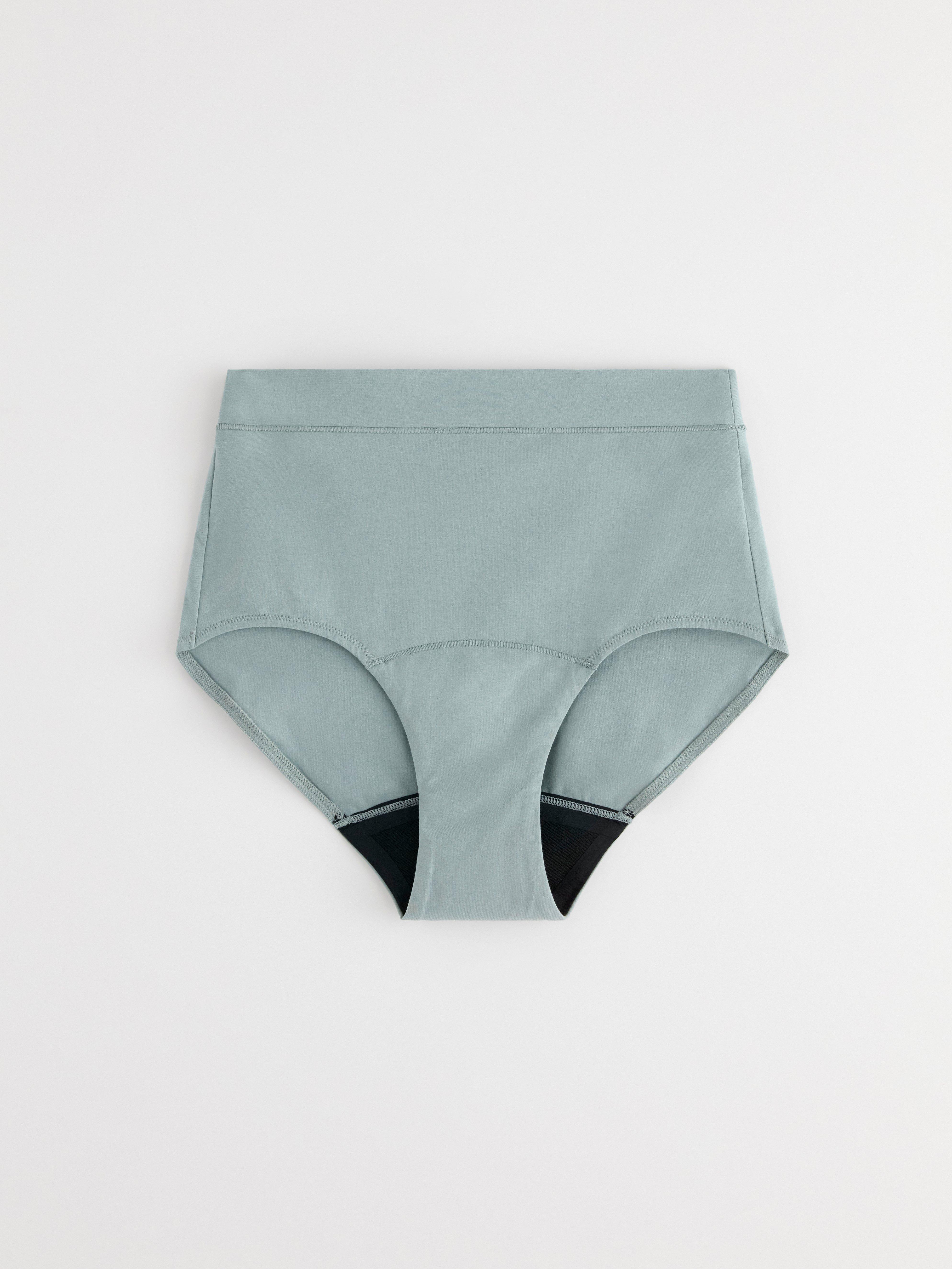 Engineered High Waist Period Proof – Period Panty High Absorbency Dusty Aqua