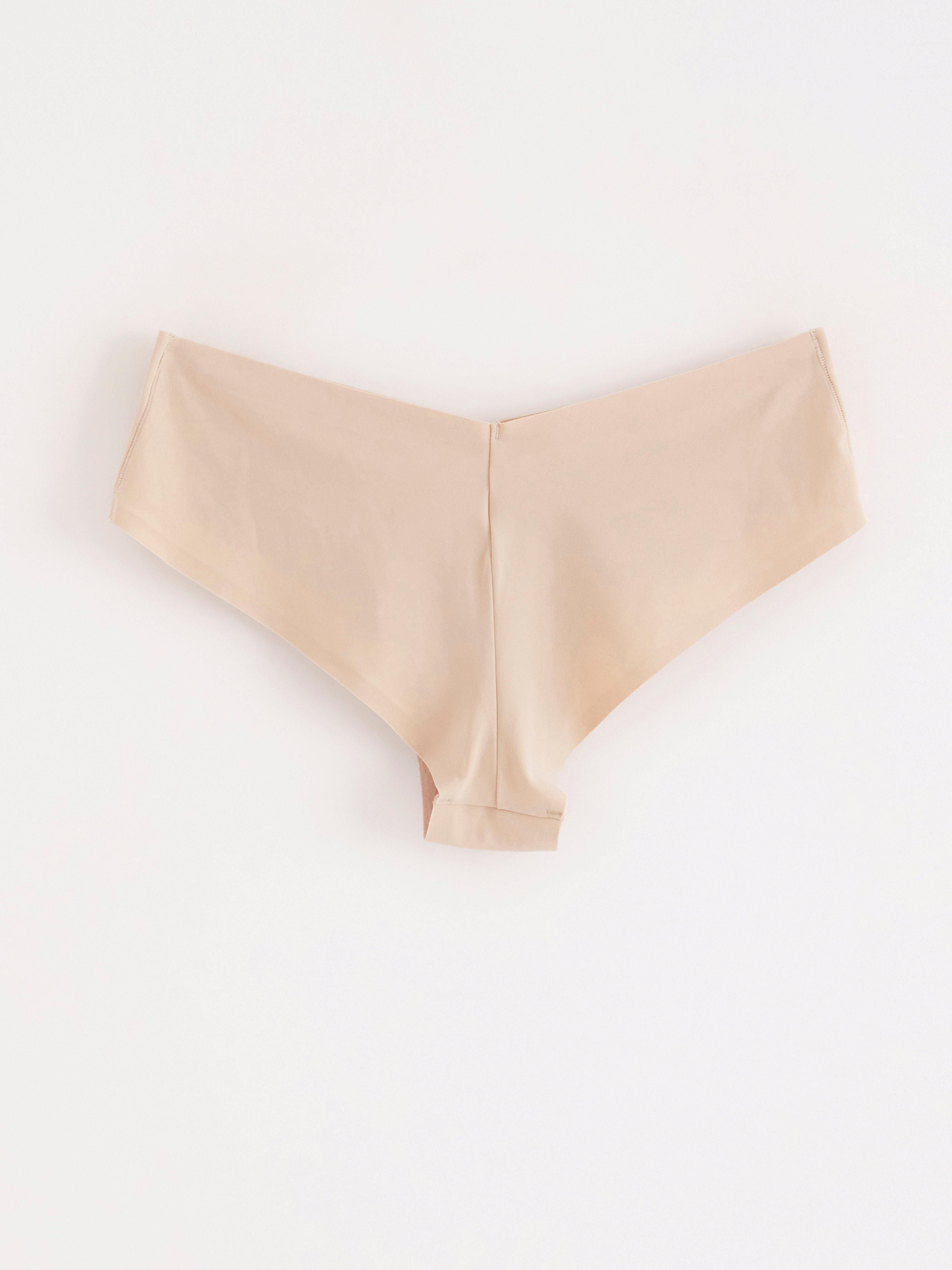 Brazilian regular invisible briefs Beige