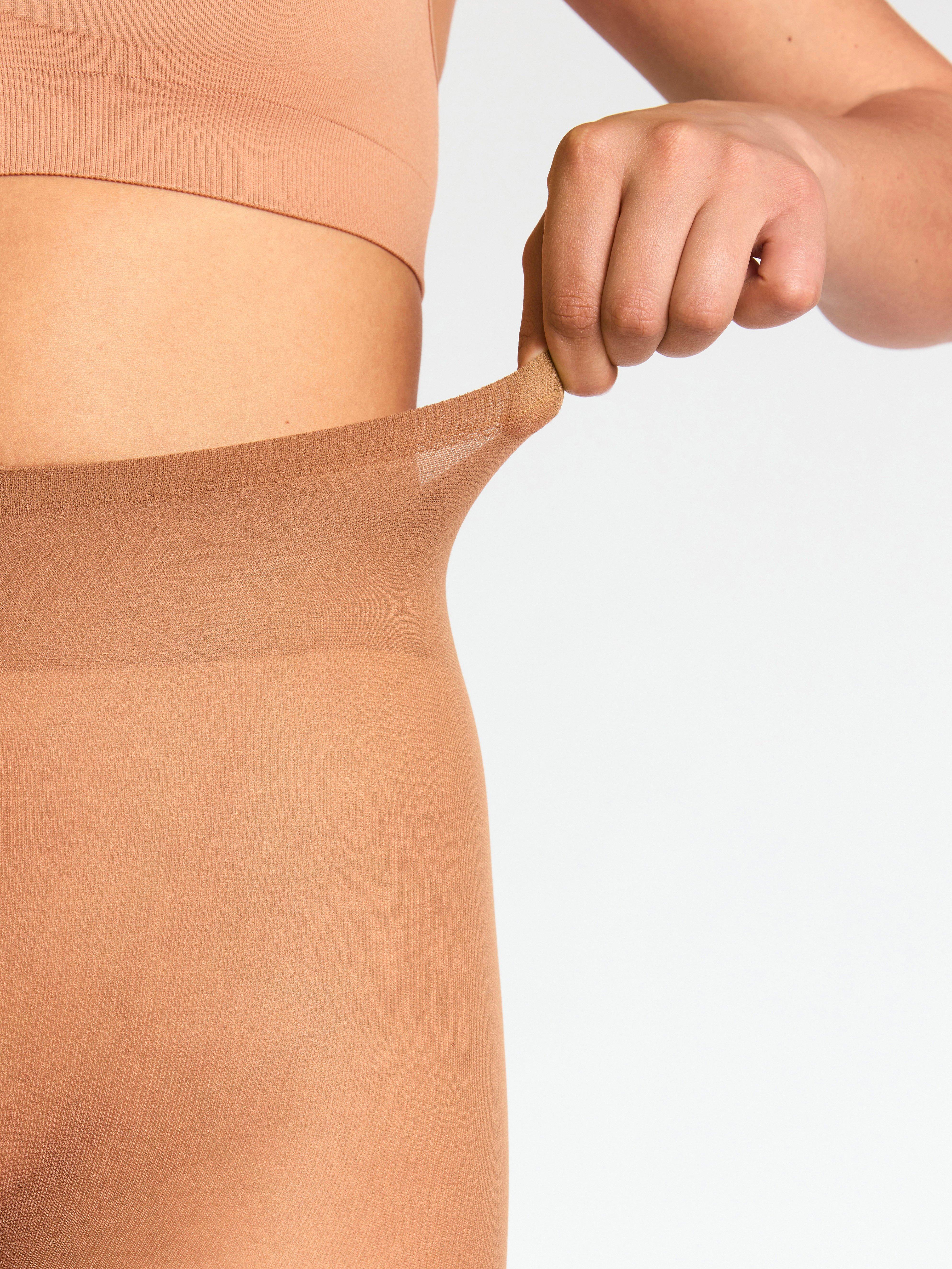 Comfort waist semi shine tights 15 denier Beige