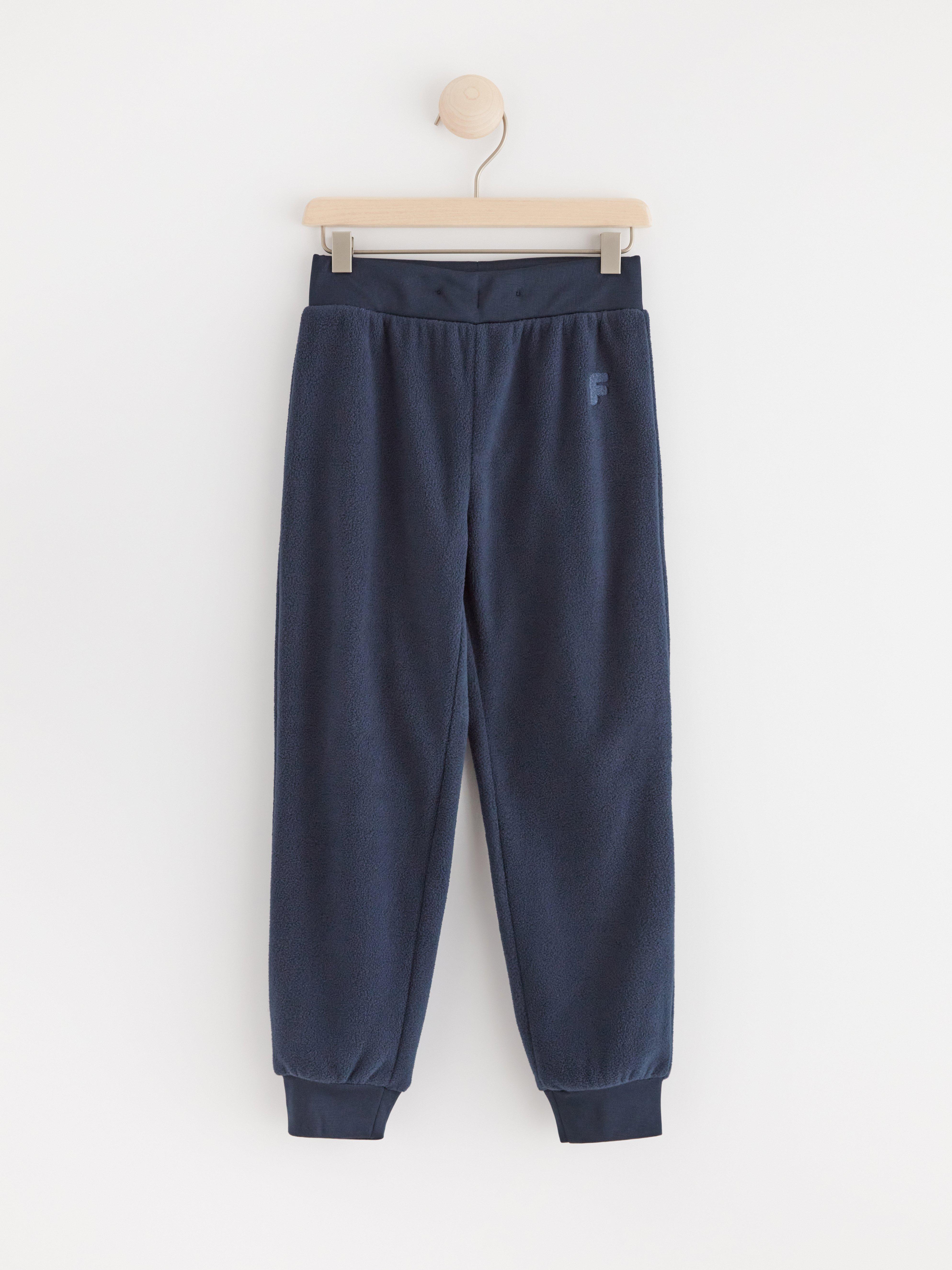 FIX Trousers in fleece Dark Navy