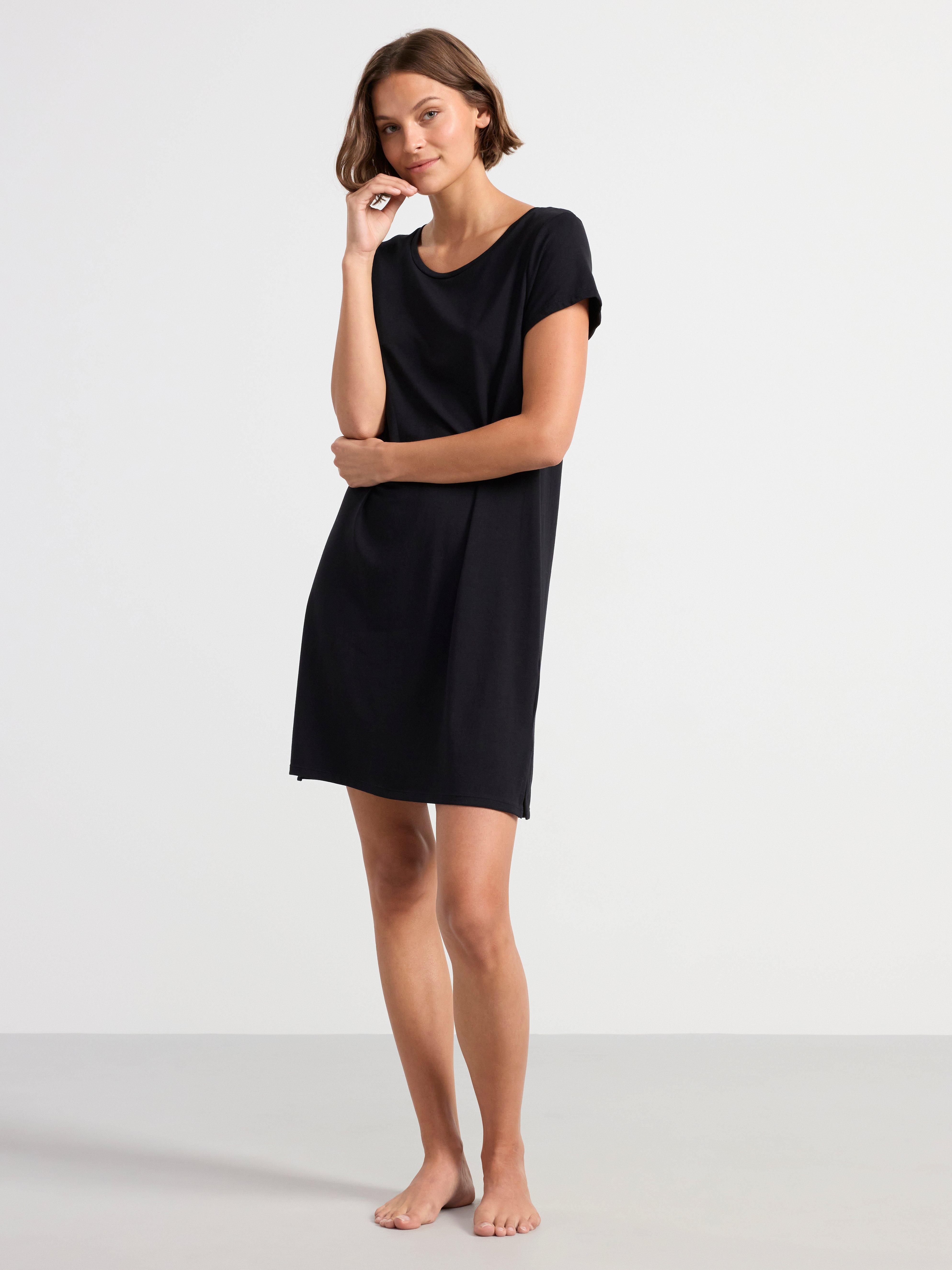 Night dress with COOLMAX® Black