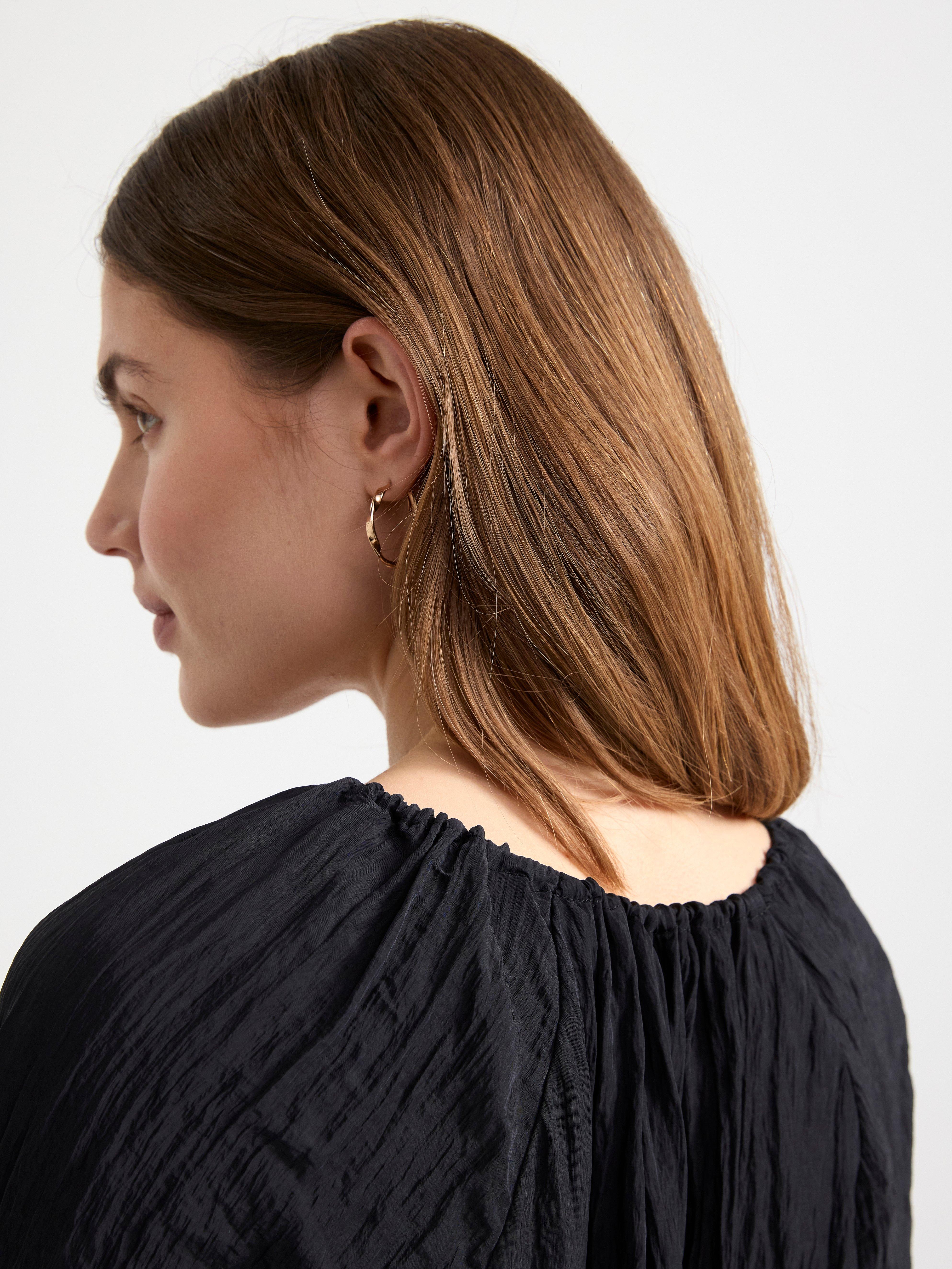 Long sleeved tunic Black