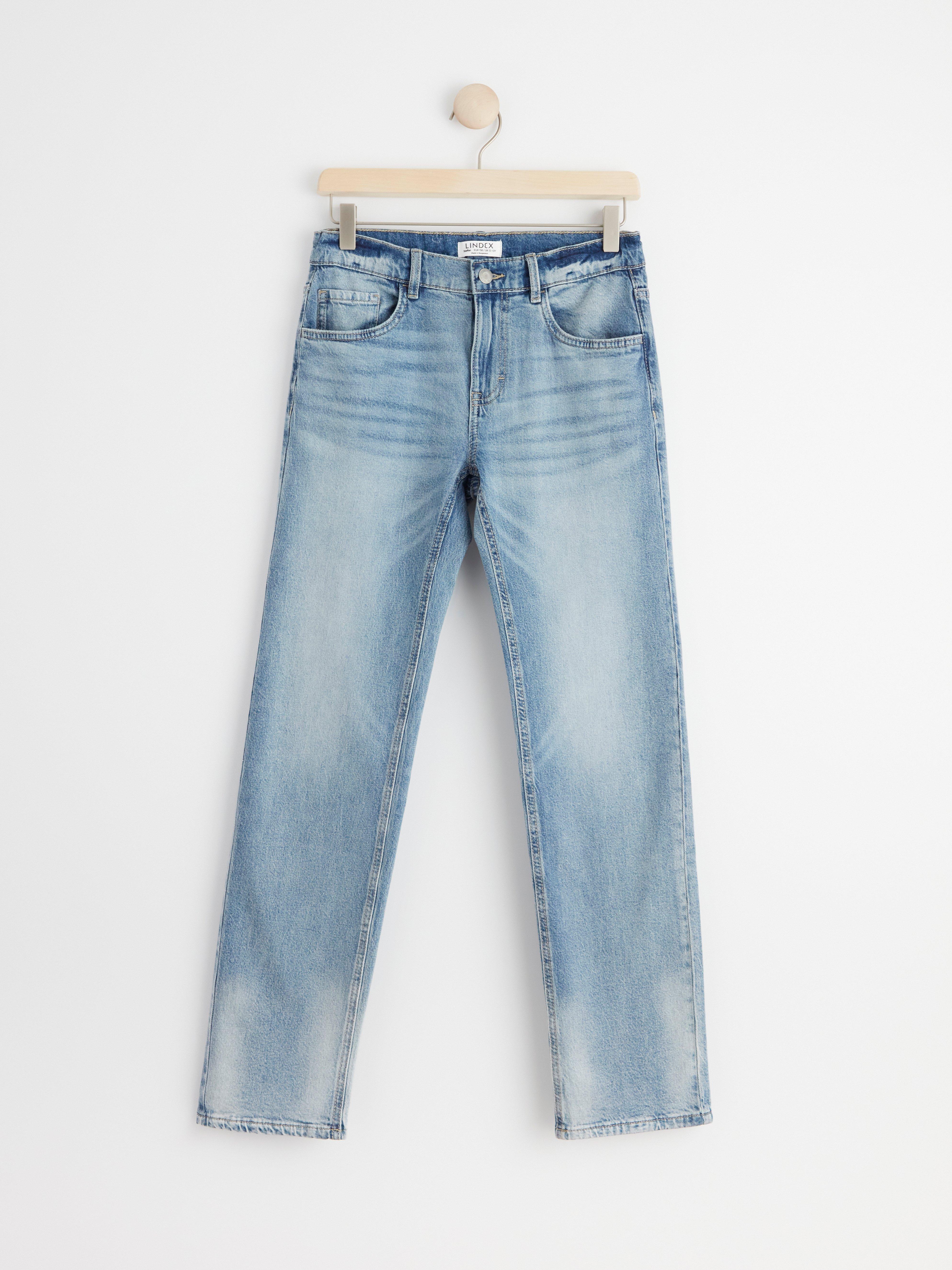 STAFFAN Straight regular waist jeans Light denim
