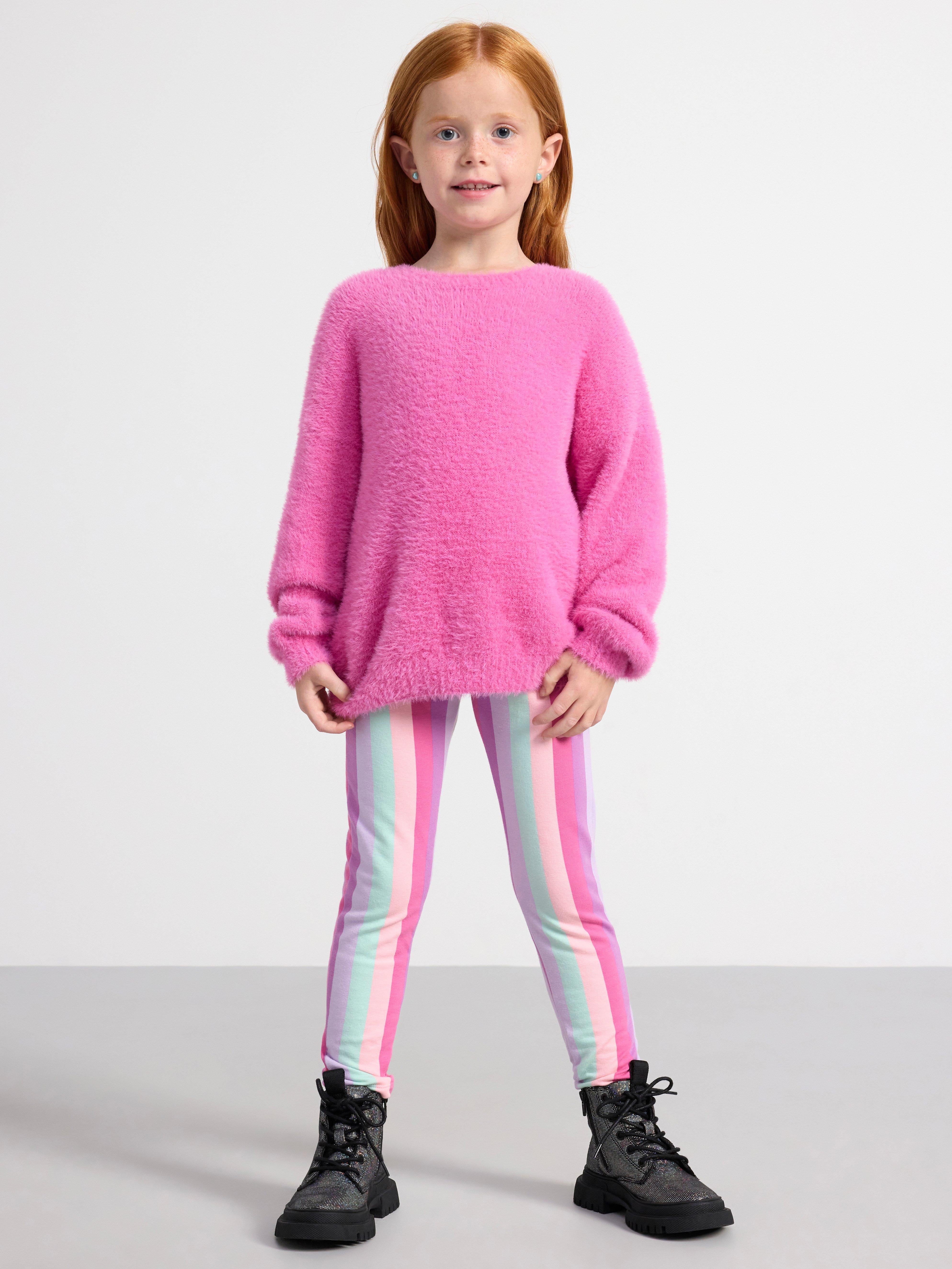 Leggings with pattern Light Dusty Turquoise