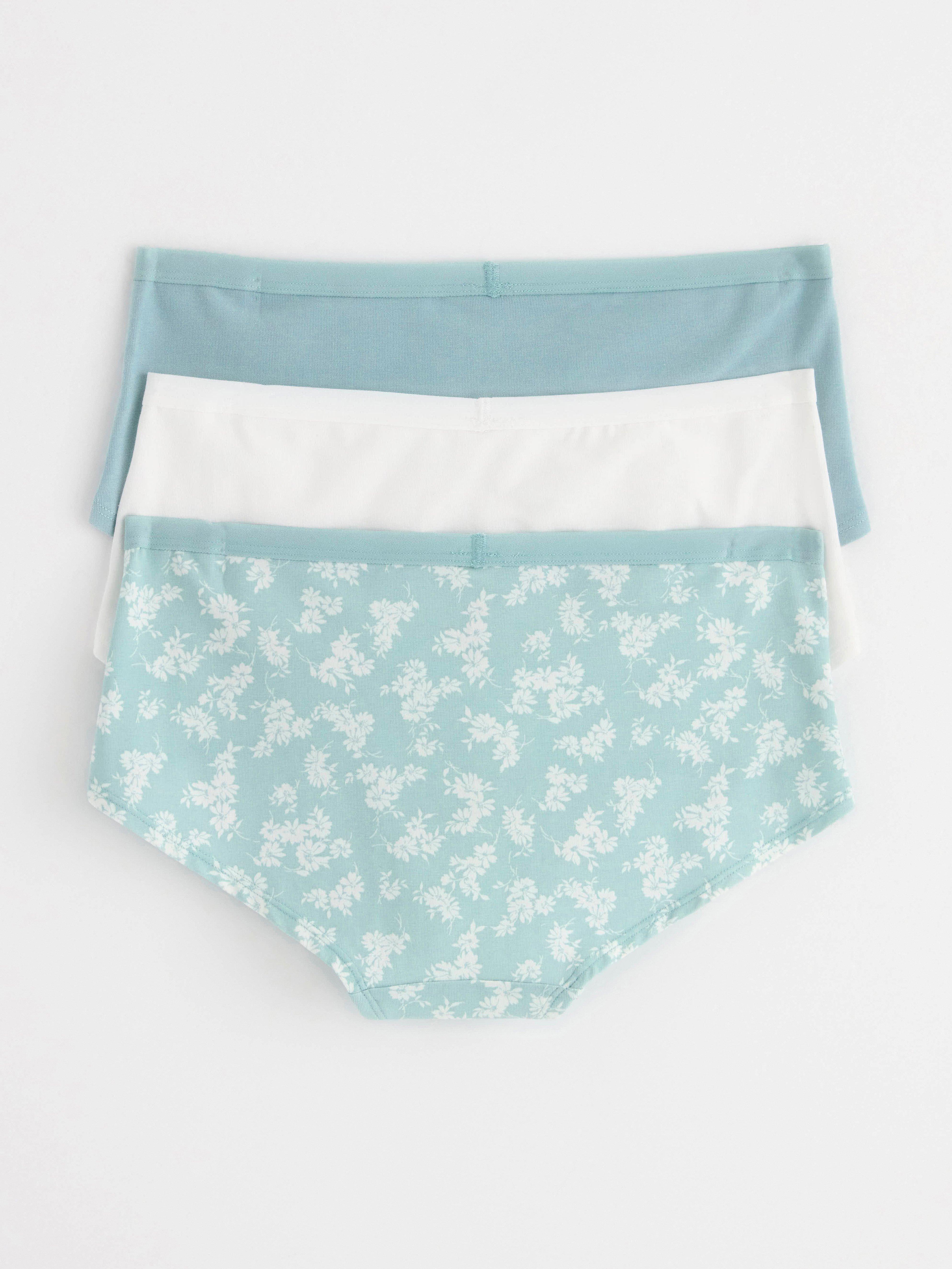 3-pack regular waist briefs Light Dusty Turquoise