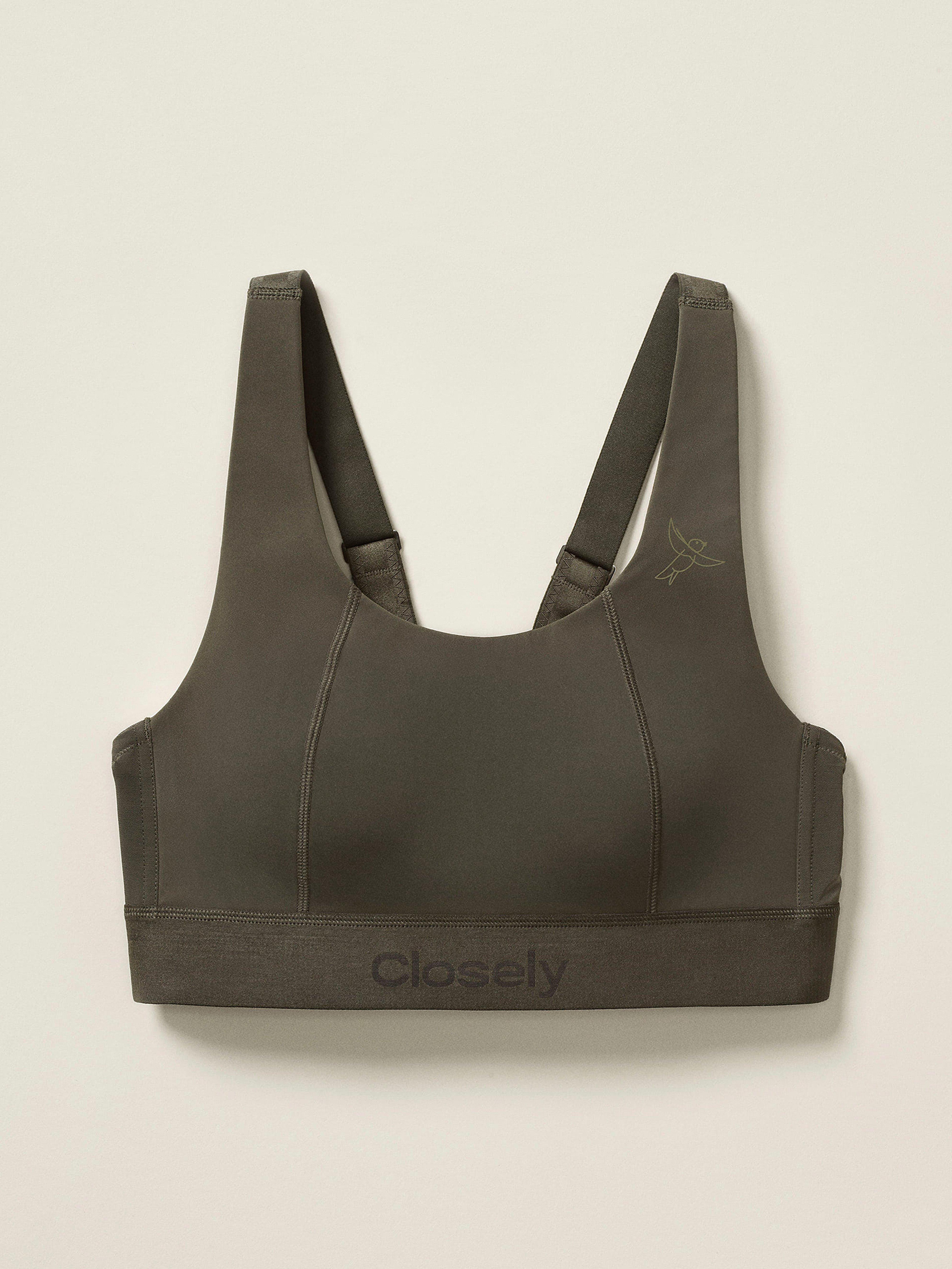 Closely - The High Support Sports Bra Dark Green