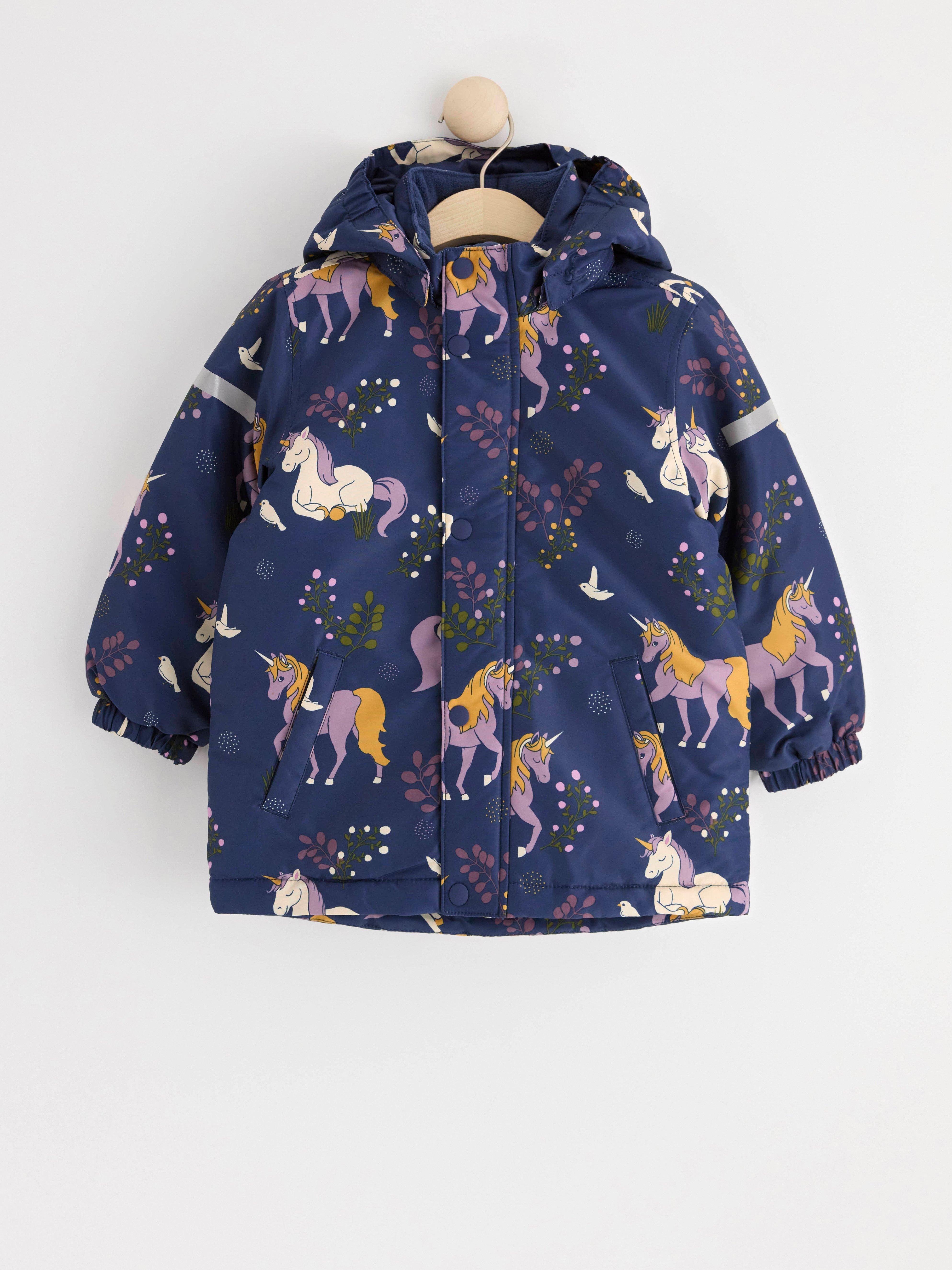 Water repellent padded jacket Dark Blue