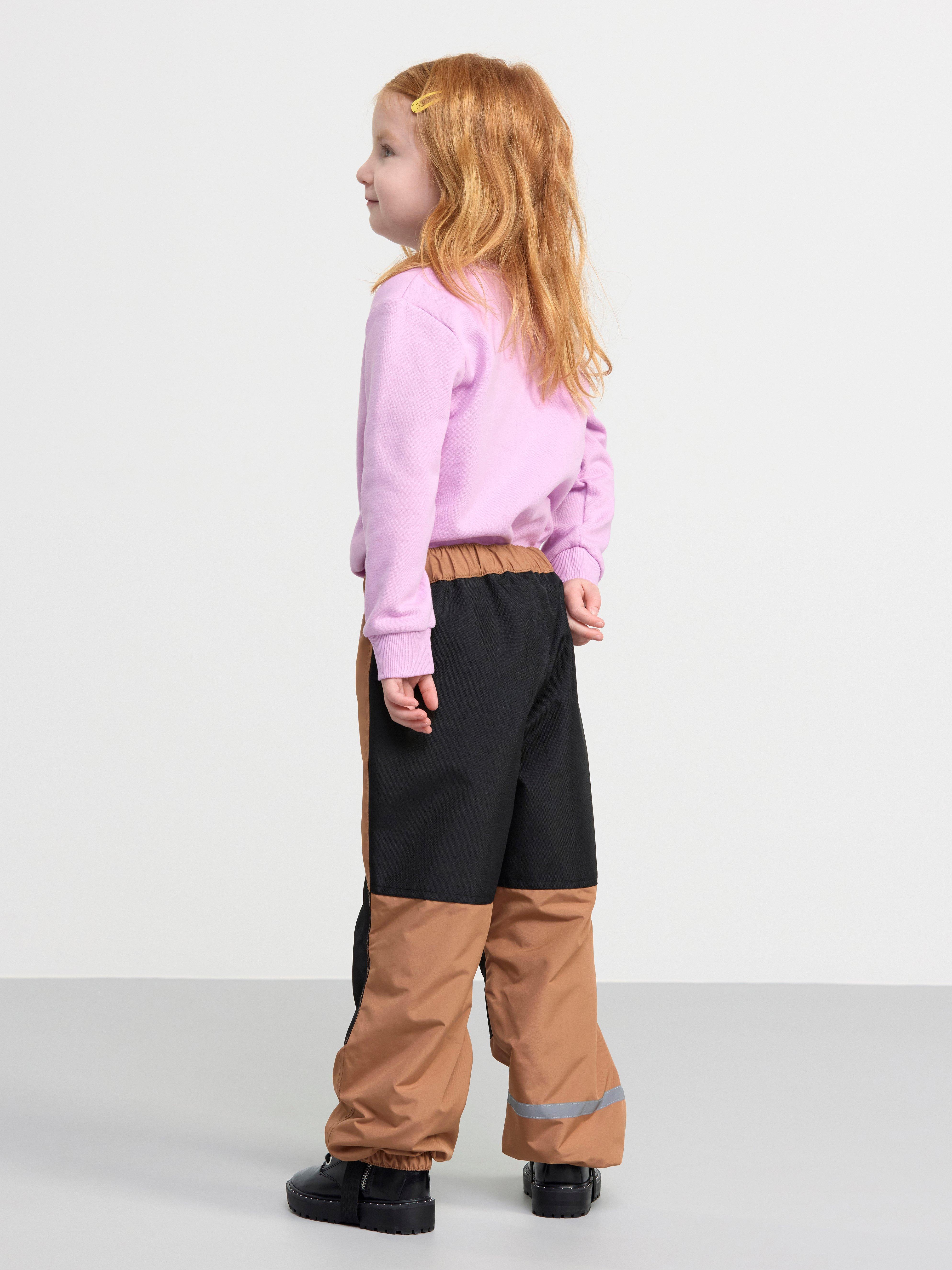 Water repellent shell trousers Light brown
