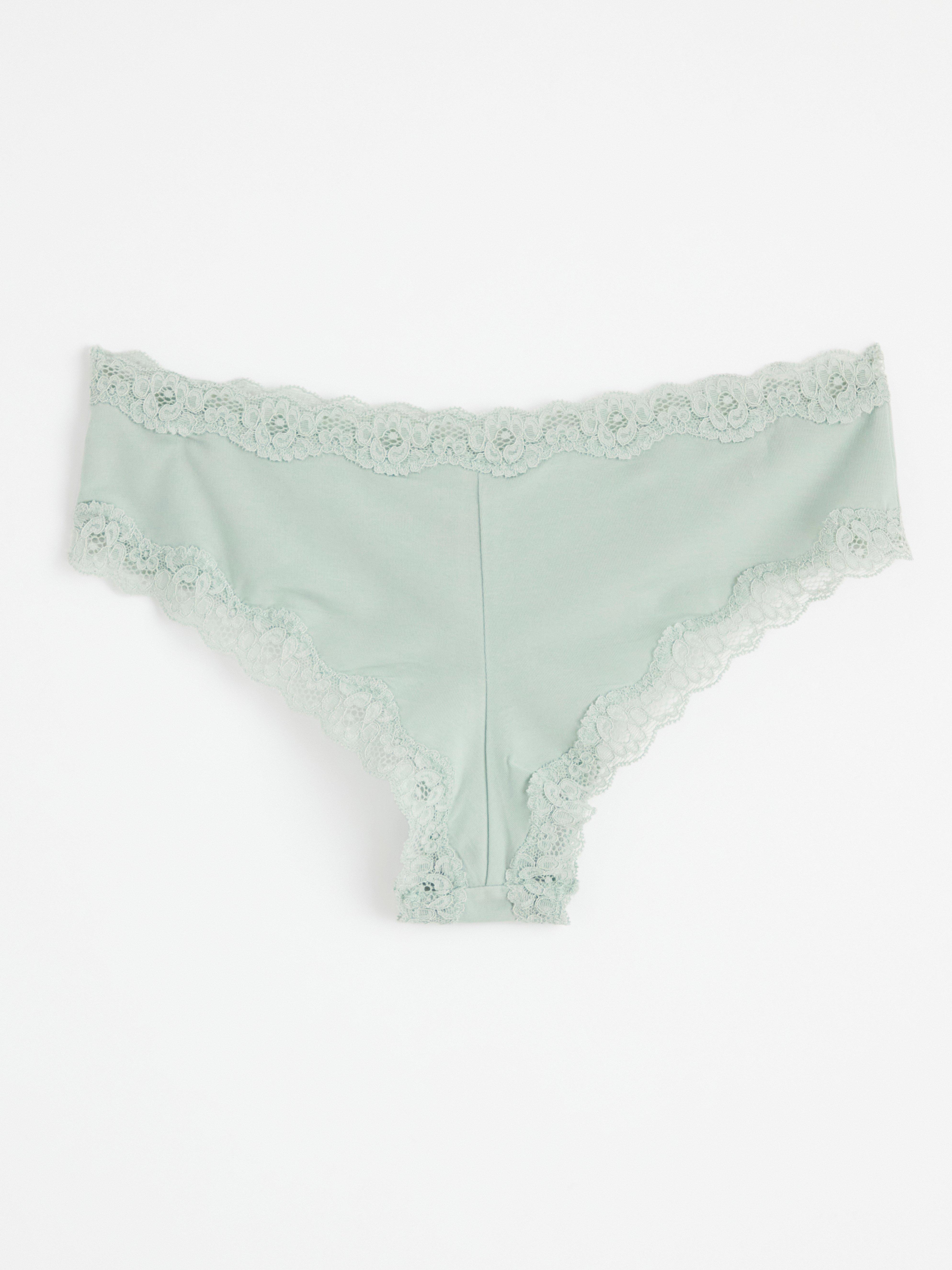 Brazilian low briefs Light Dusty Green