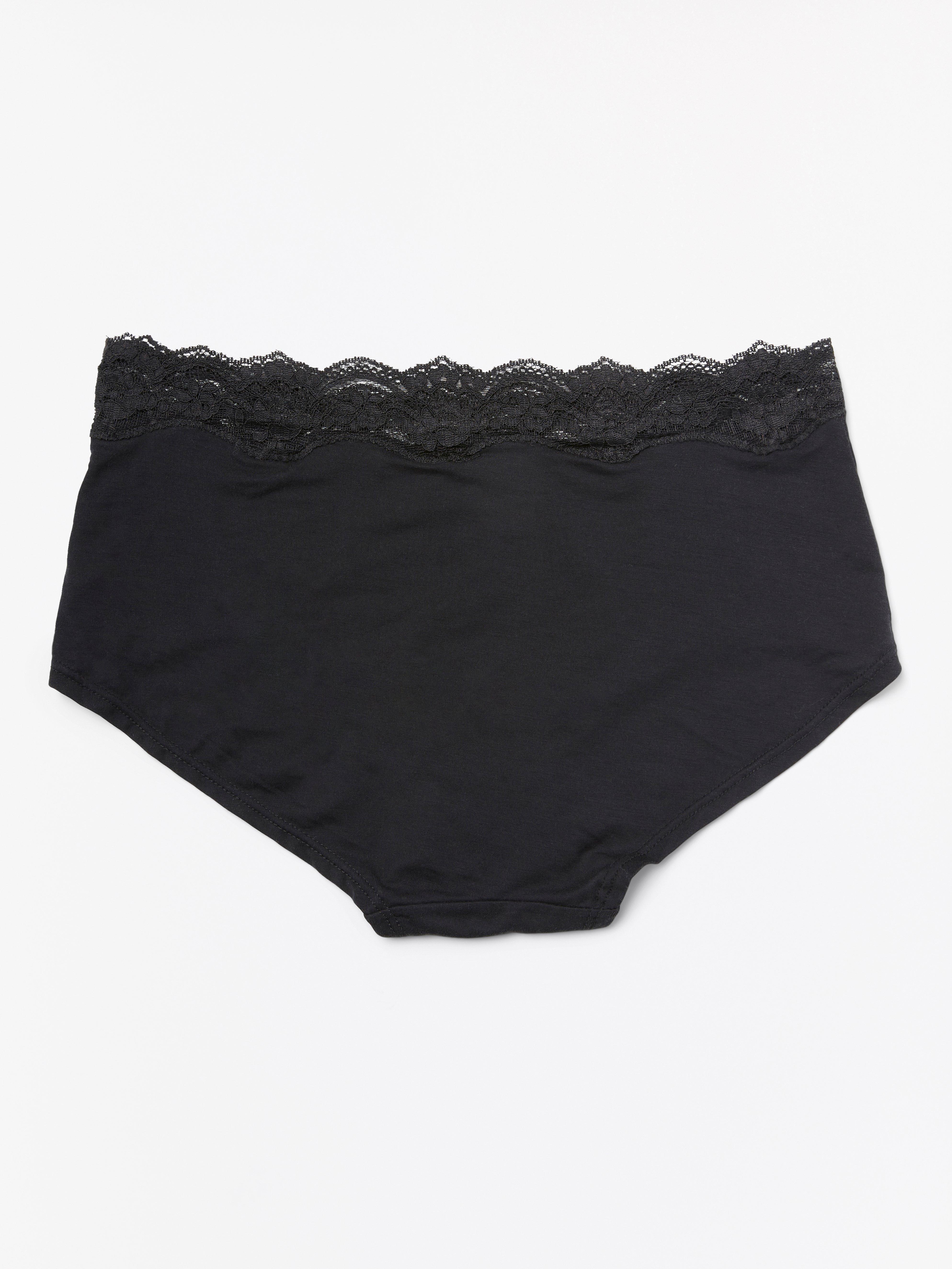 Regular waist brief Black