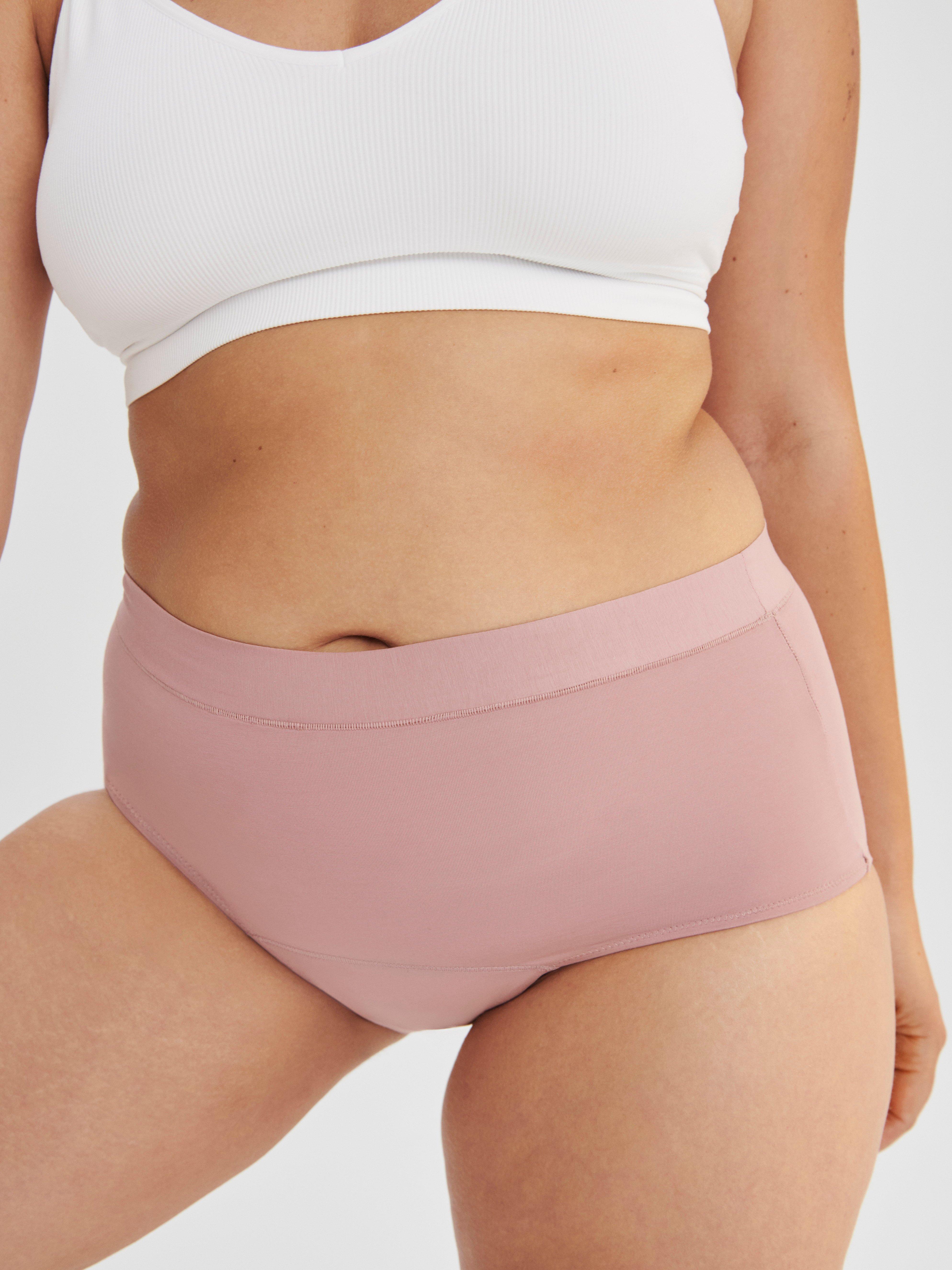 Engineered High Waist Period Proof – Period Panty High Absorbency Light Dusty Pink