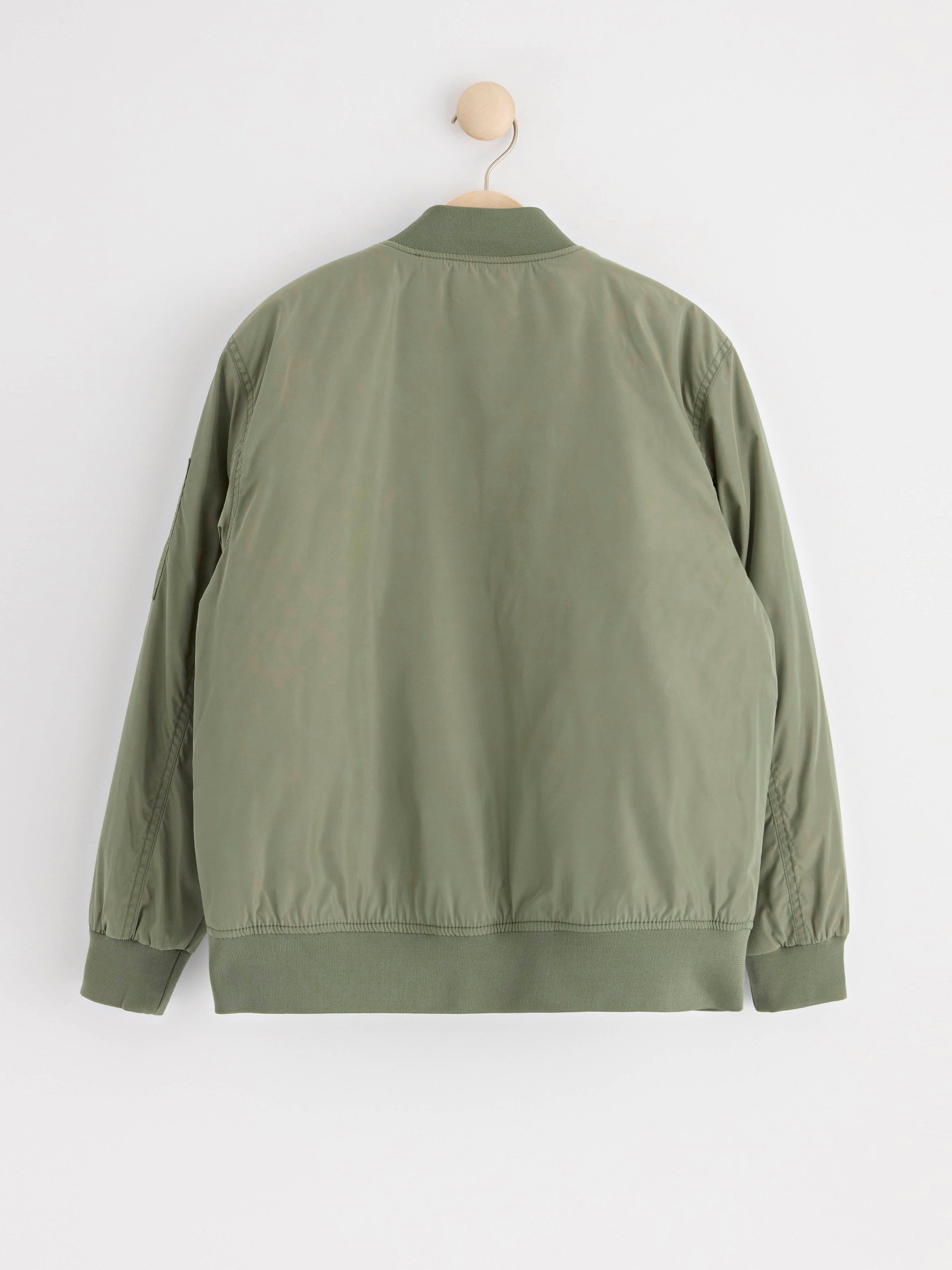 Water repellent bomber jacket Dark Khaki
