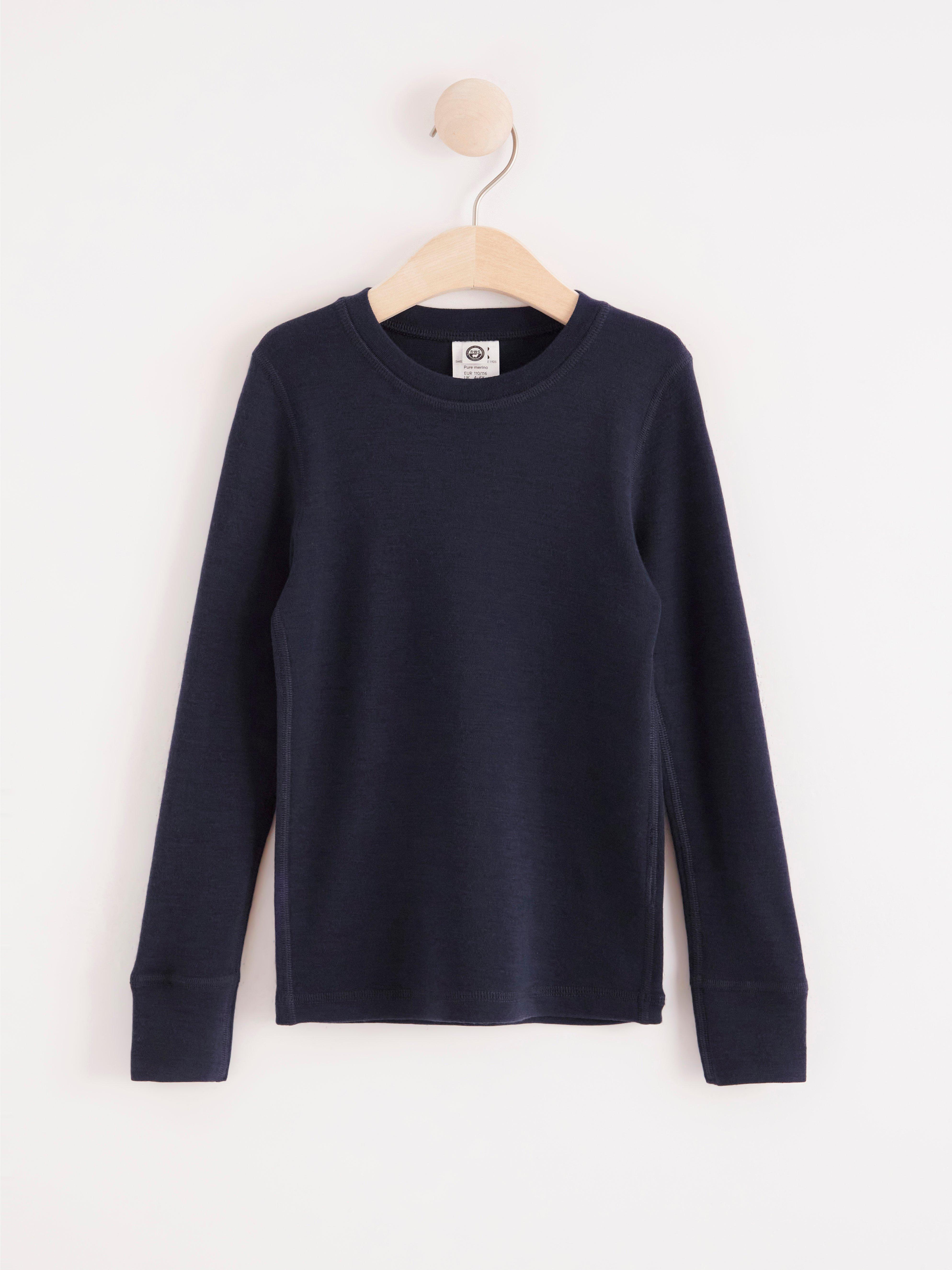 FIX Merino wool top Navy