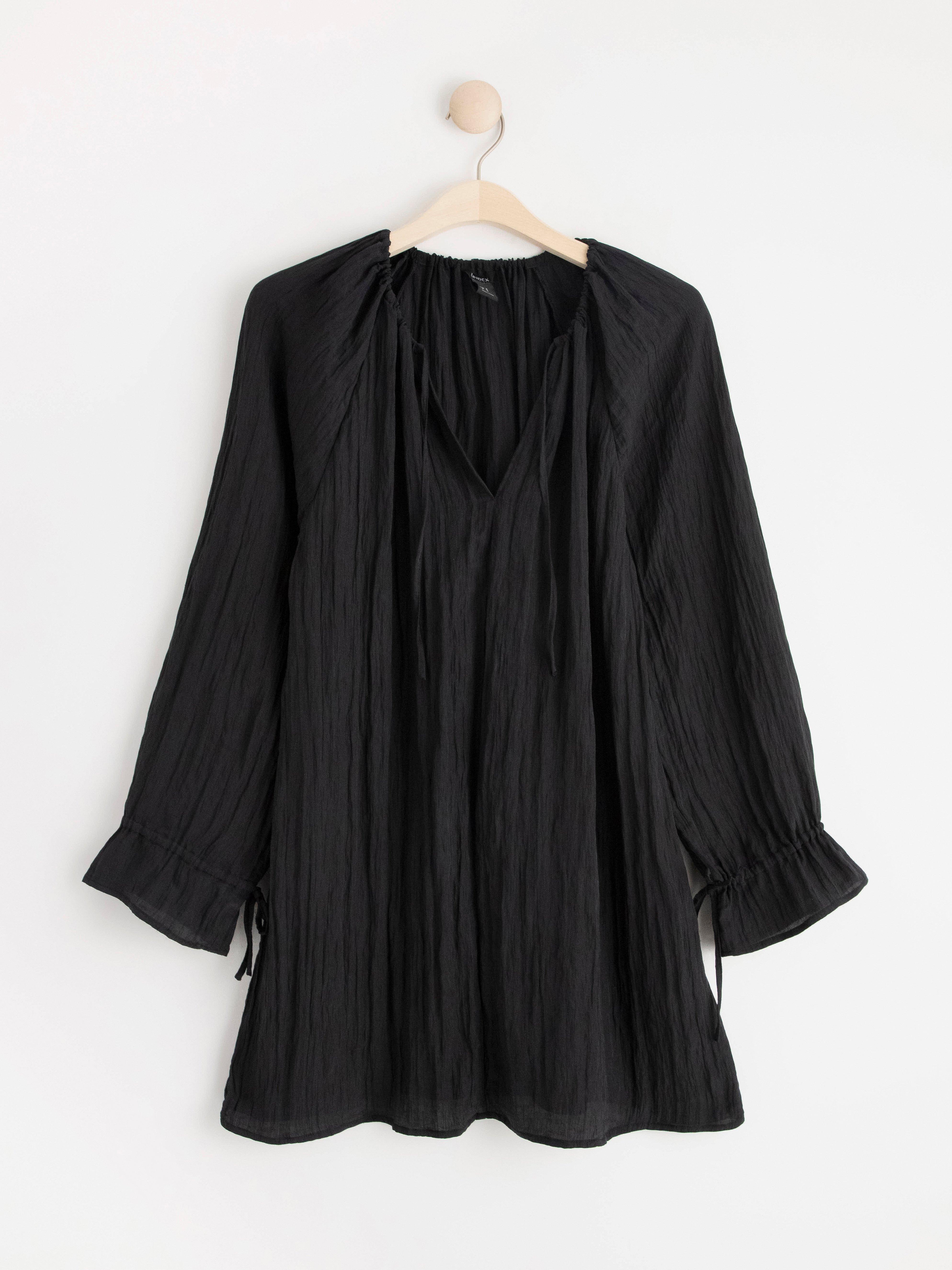 Long sleeved tunic Black