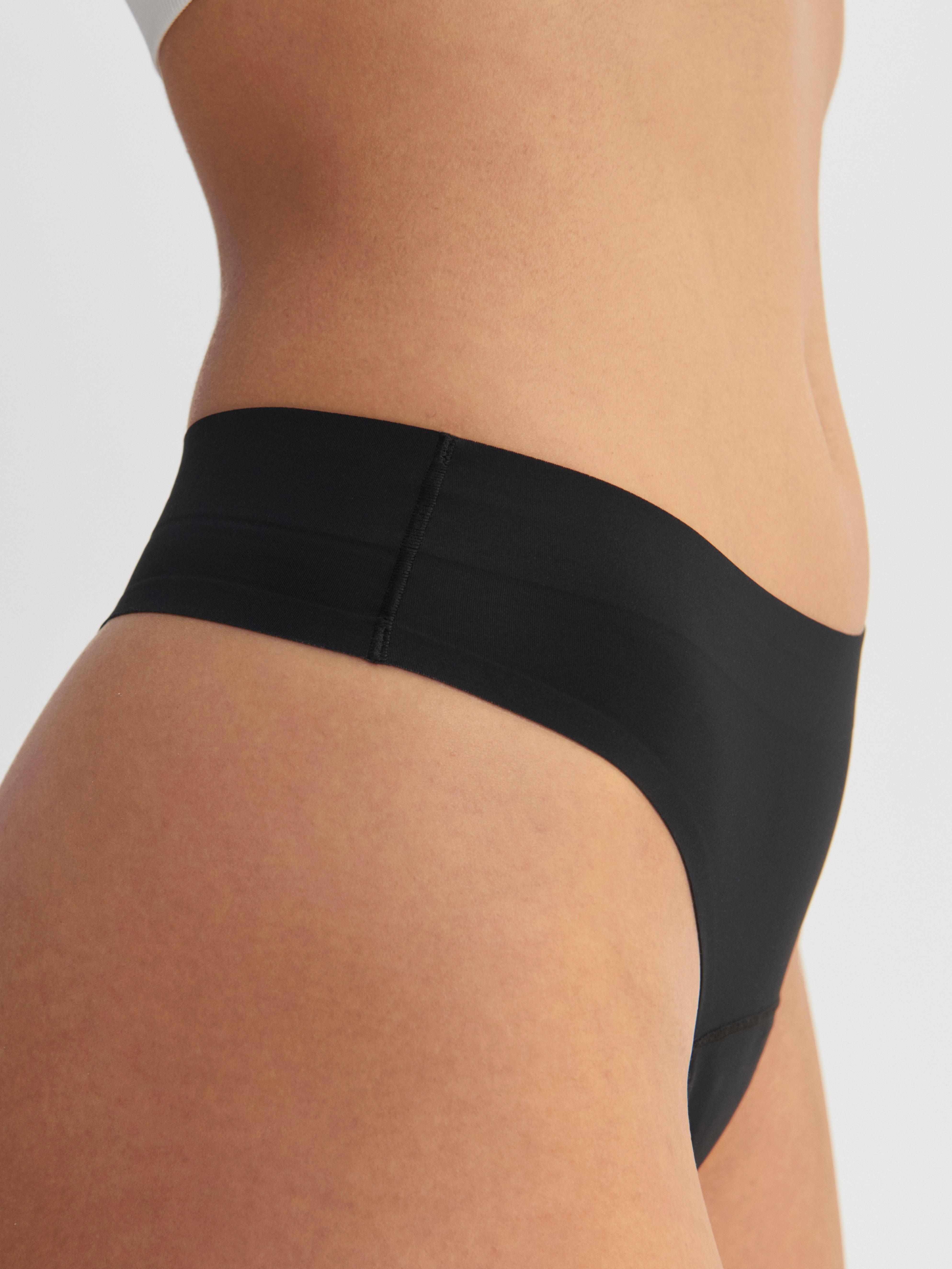 Engineered Thong Period Proof - Pantyliner Mini Absorbency Black