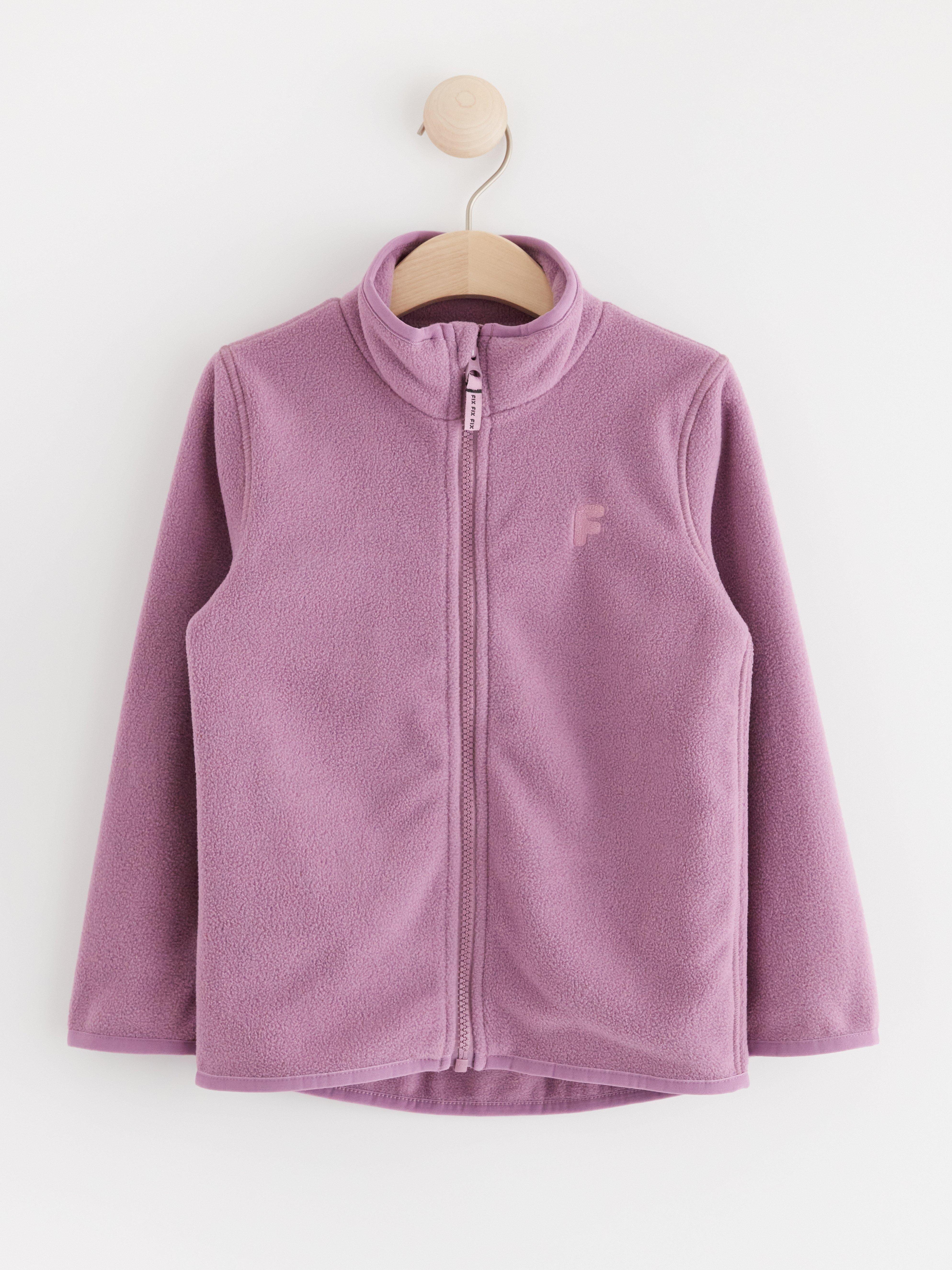 FIX Jacket in fleece Light Dusty Lilac