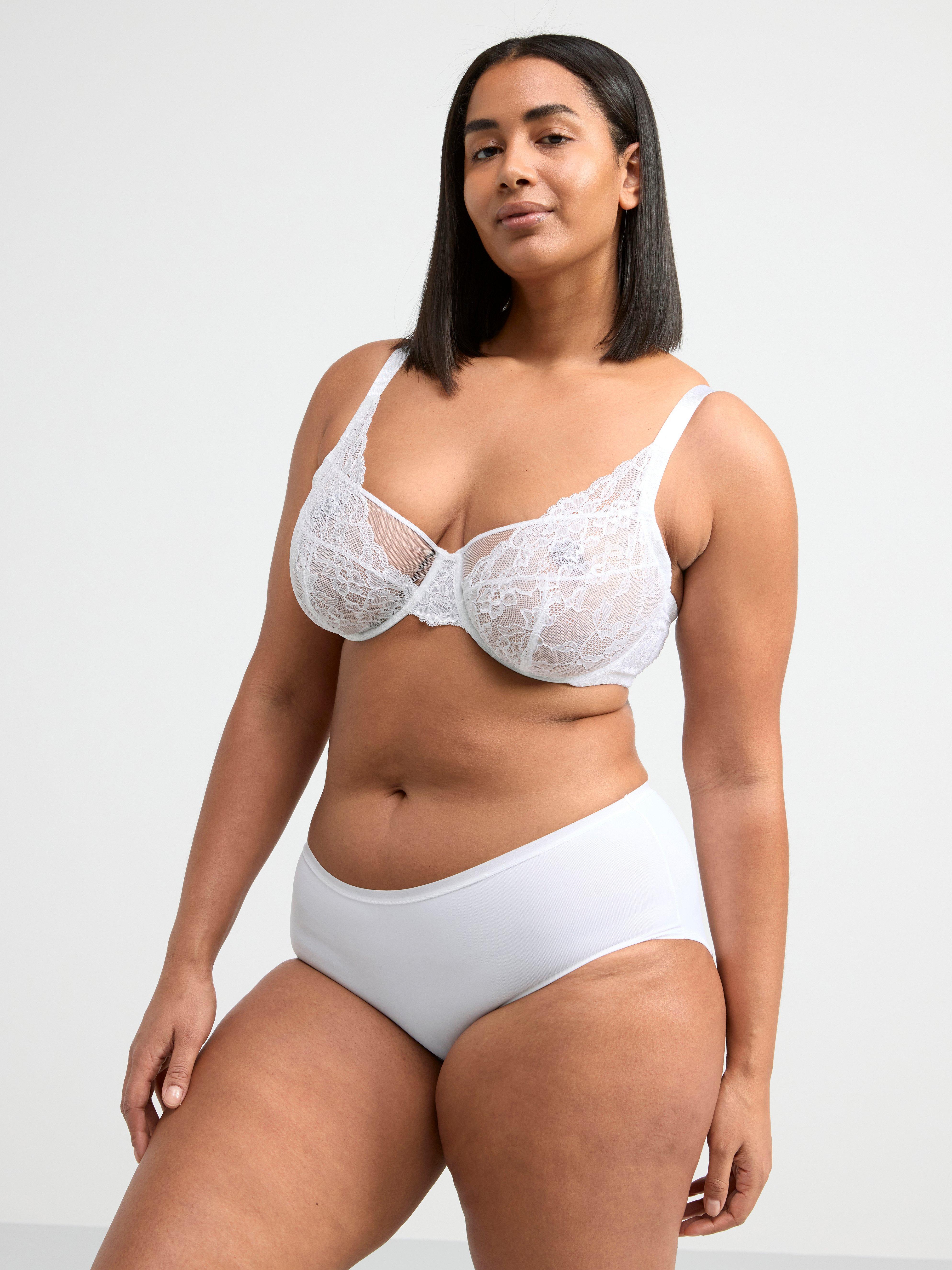 Aster unpadded bra White