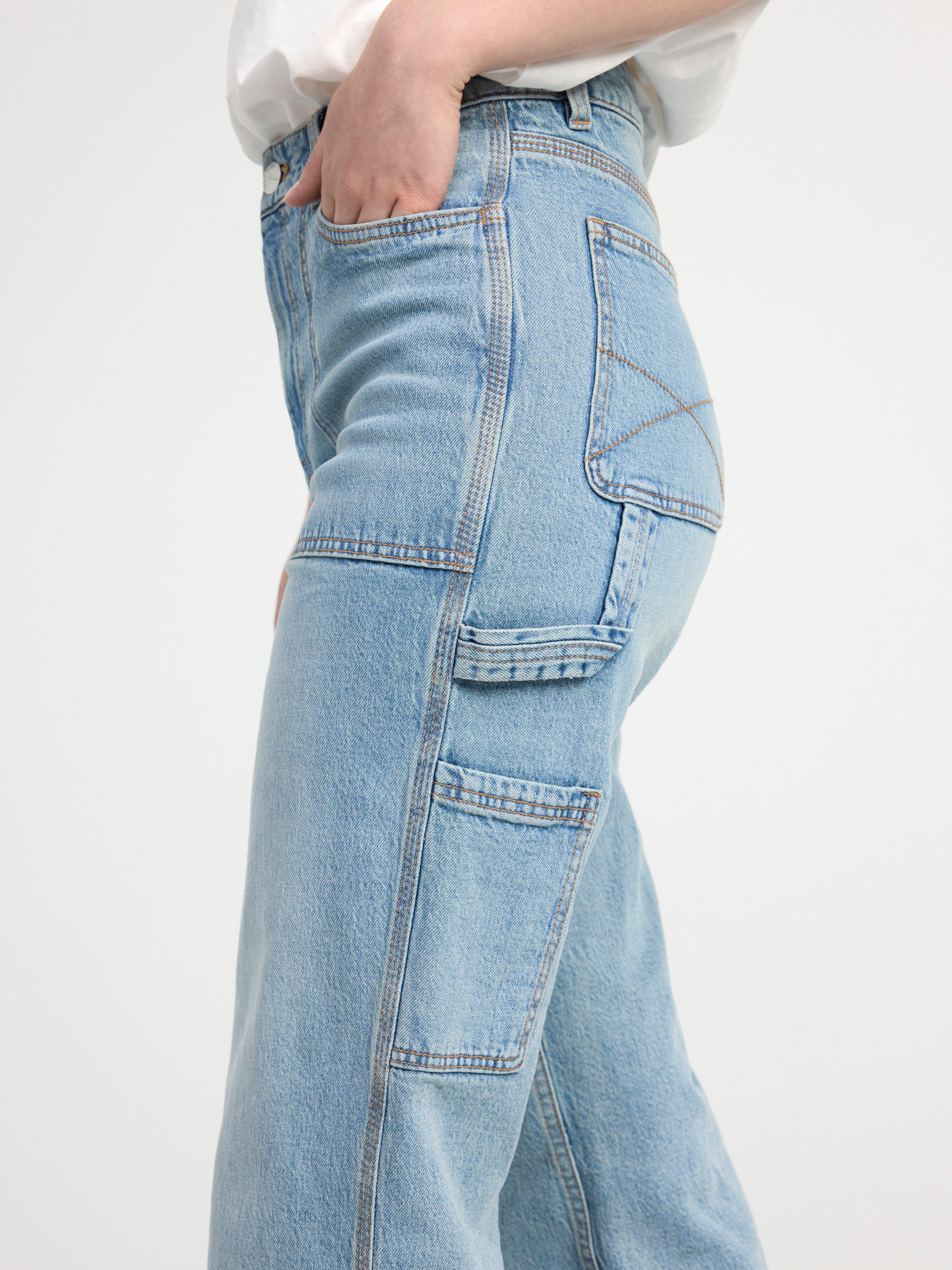 VANJA Wide high waist jeans Denim