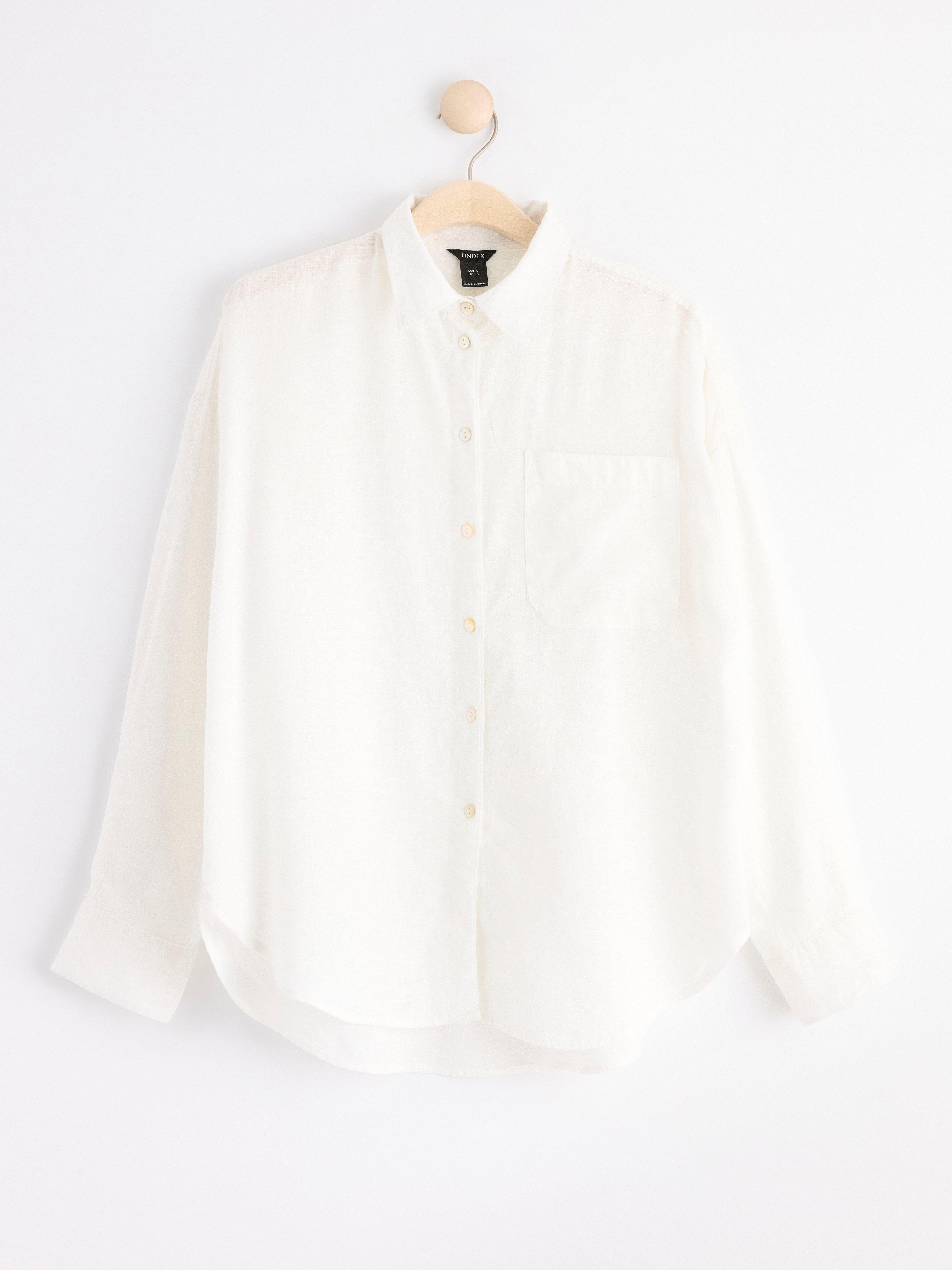 Linen shirt White