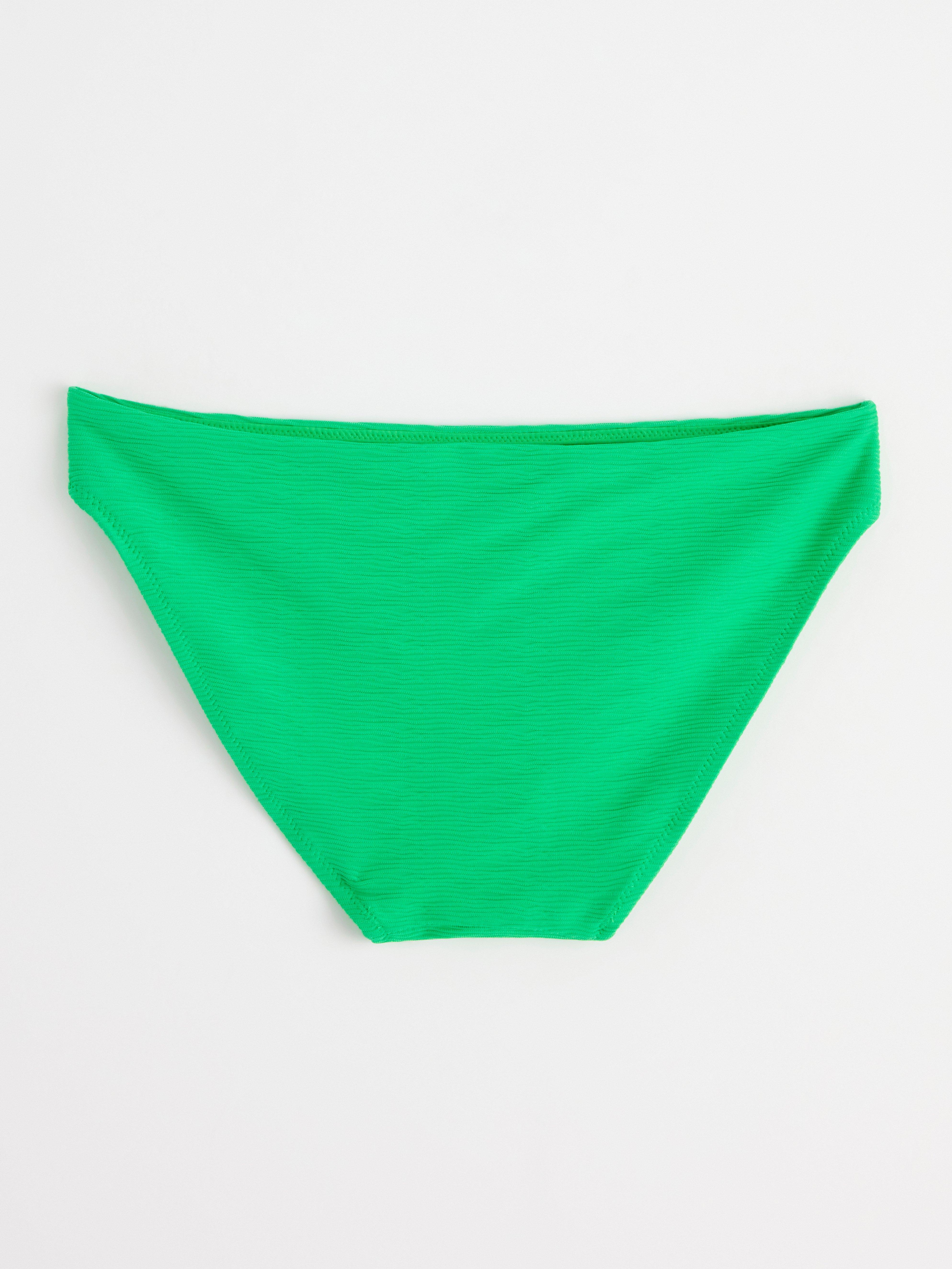 Regular waist bikini bottom Green