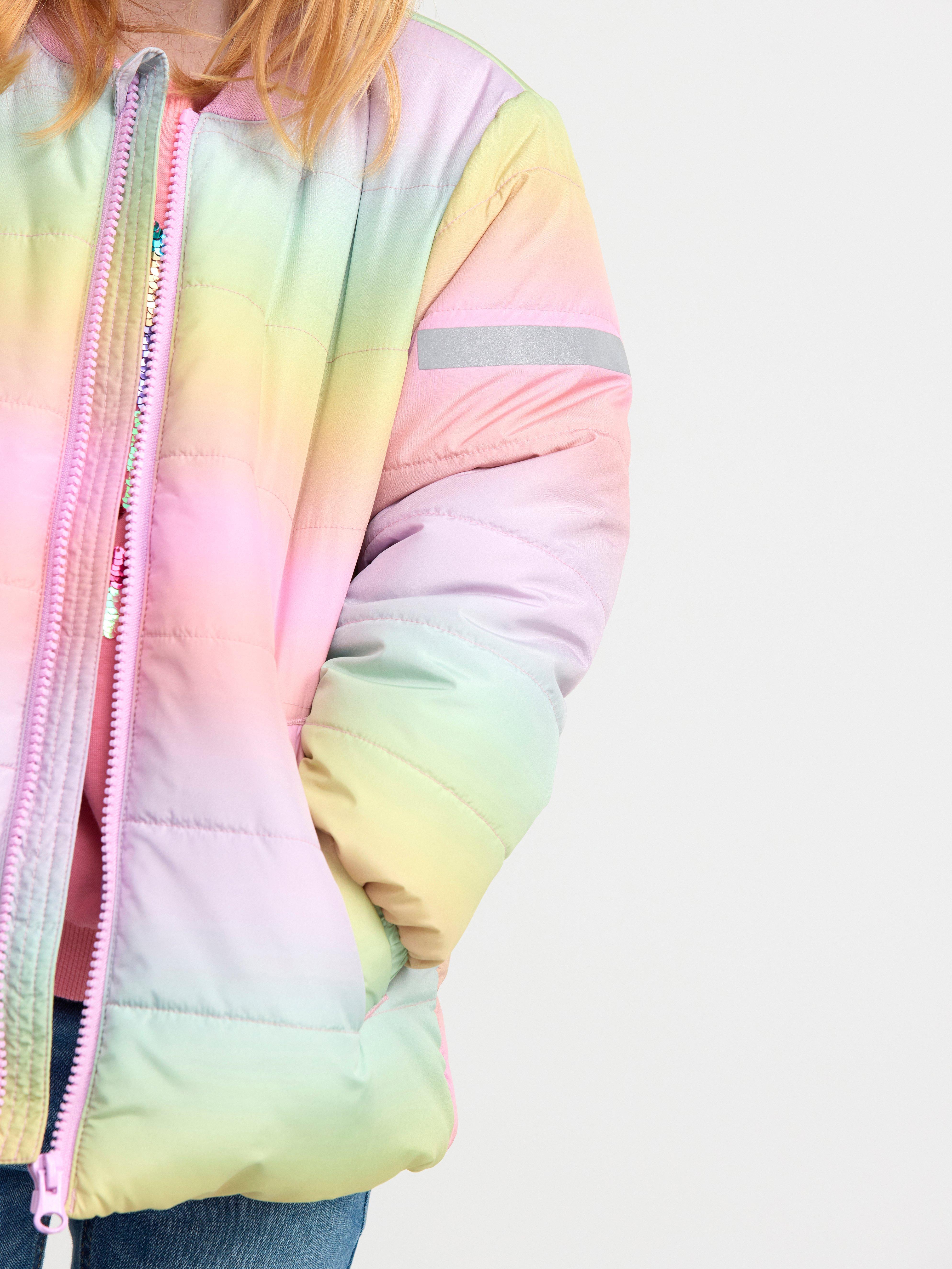 Water repellent puffer jacket Light Lilac