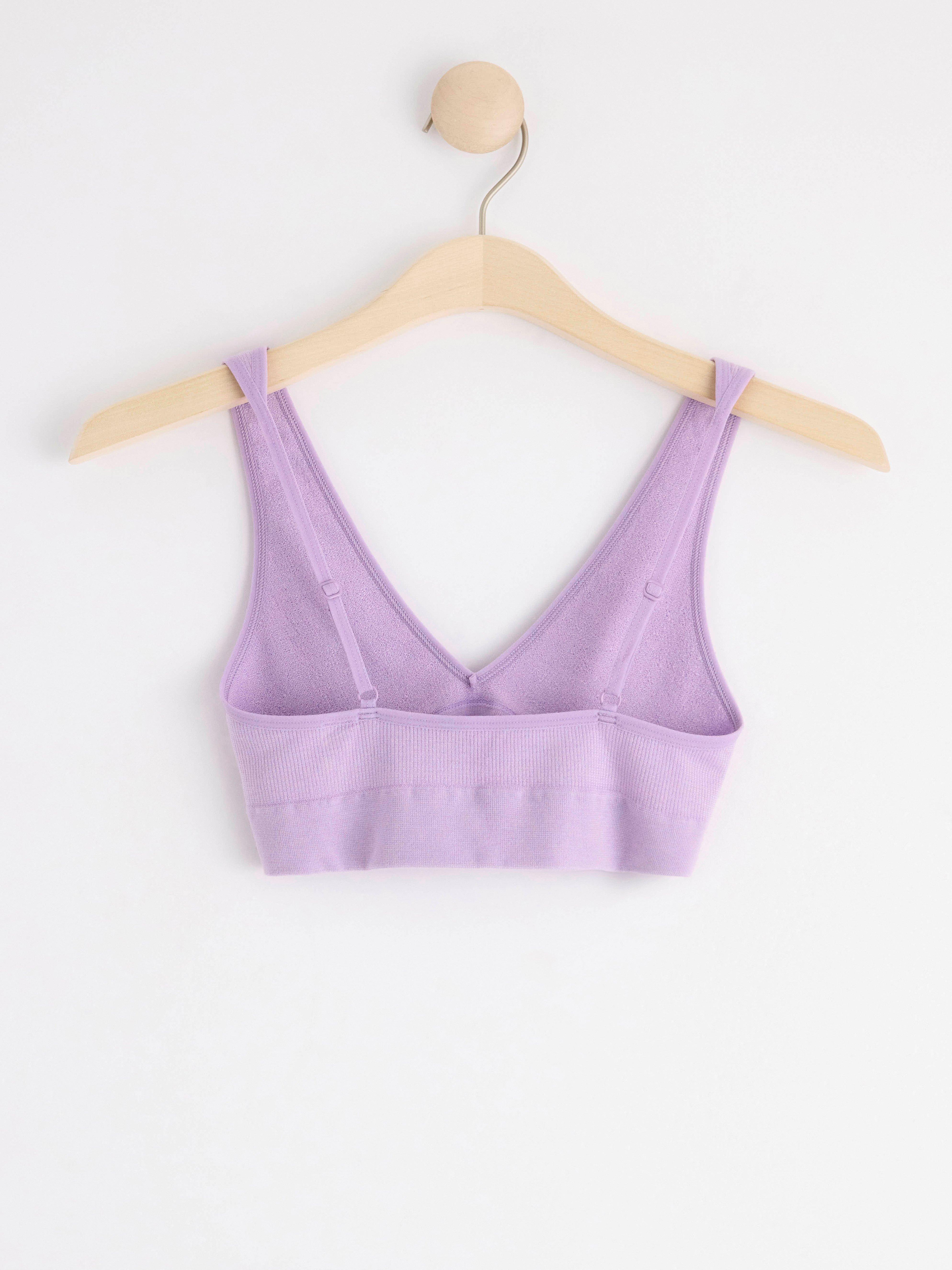 Seamless soft bra Light Lilac