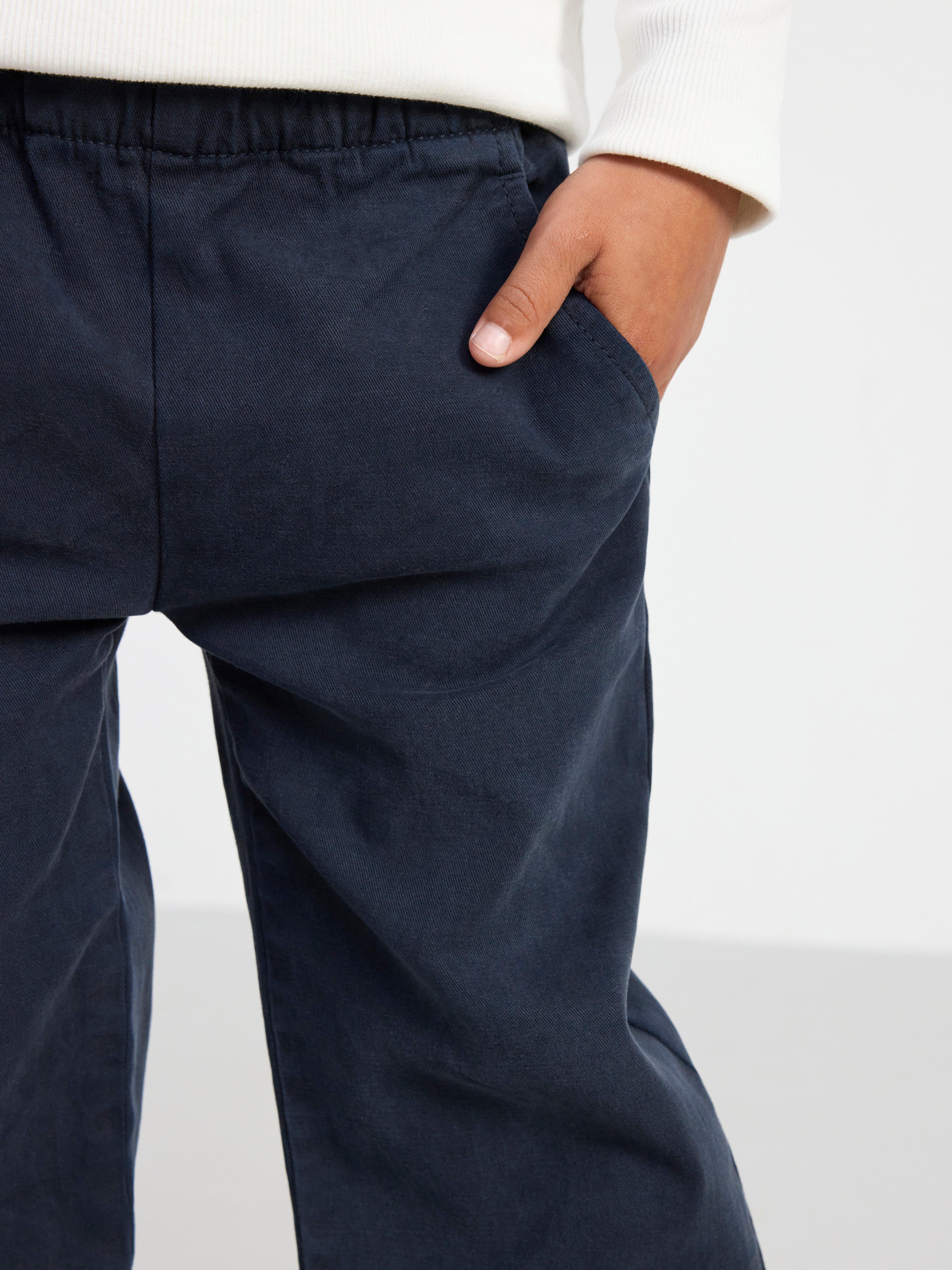 Trousers with regular waist Dark Navy