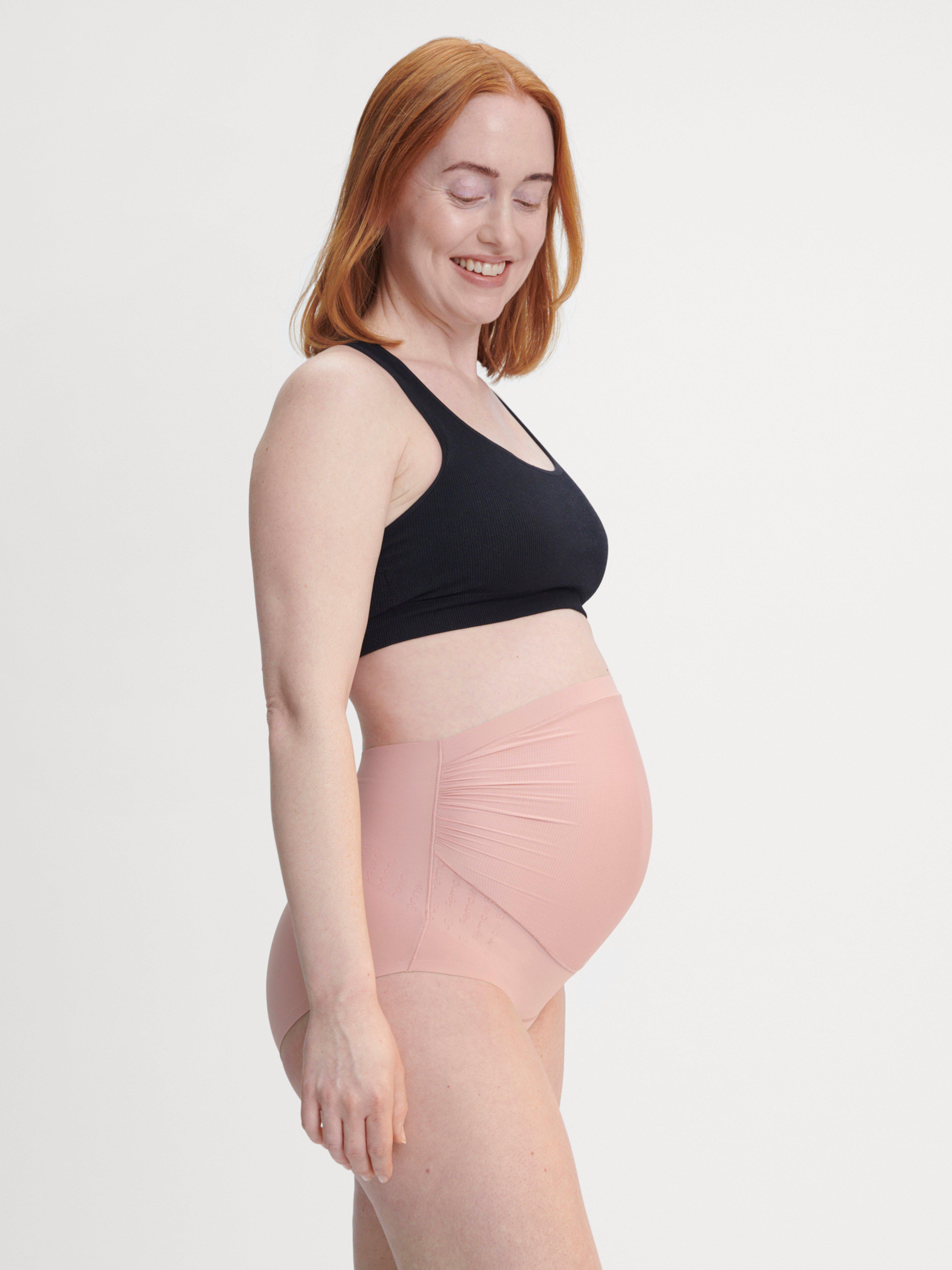 Engineered Maternity High Waist Leak Proof – Maternity underwear Medium Absorbency Dusty Pink