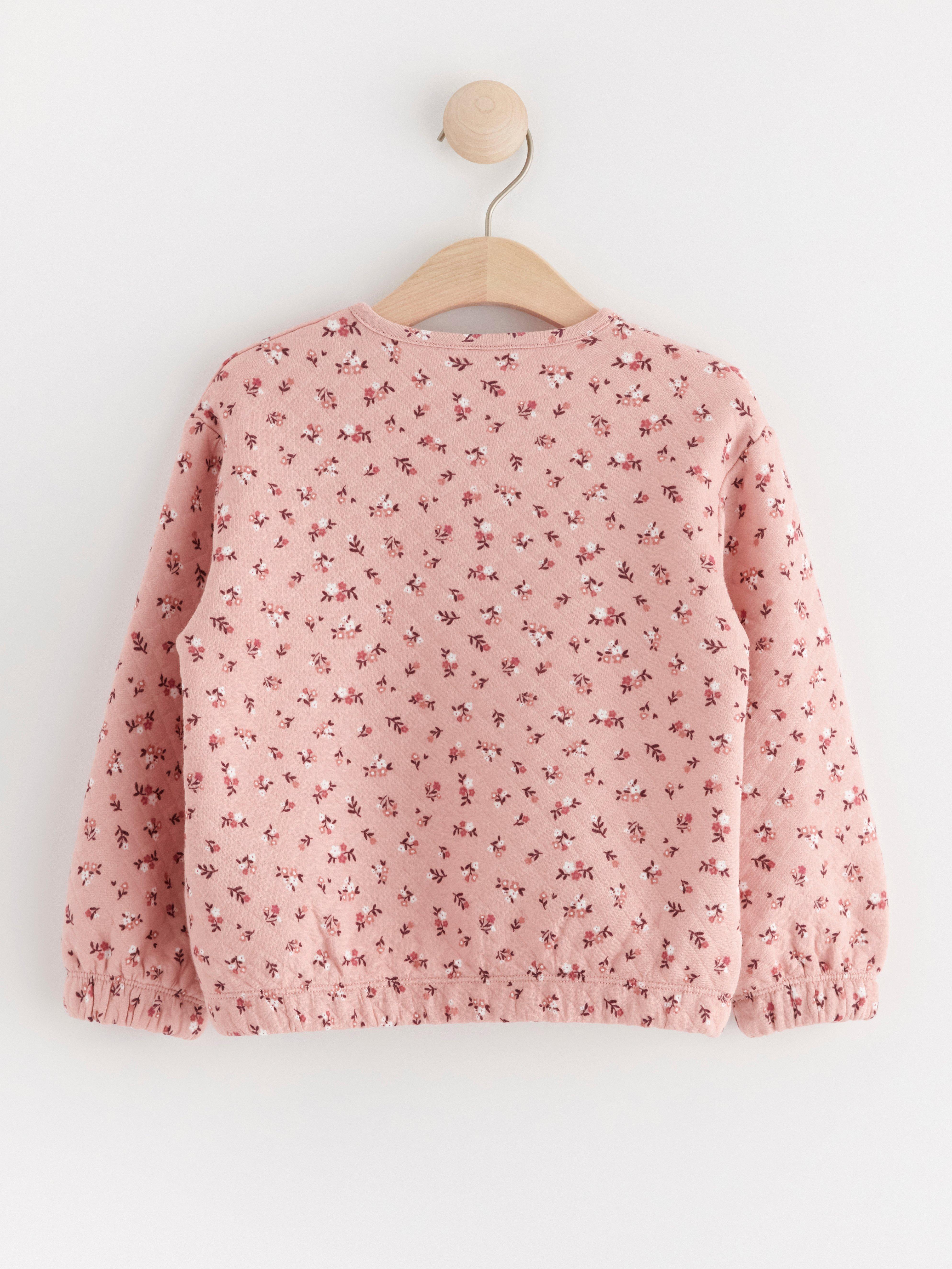Jacket with flowers Dusty Pink