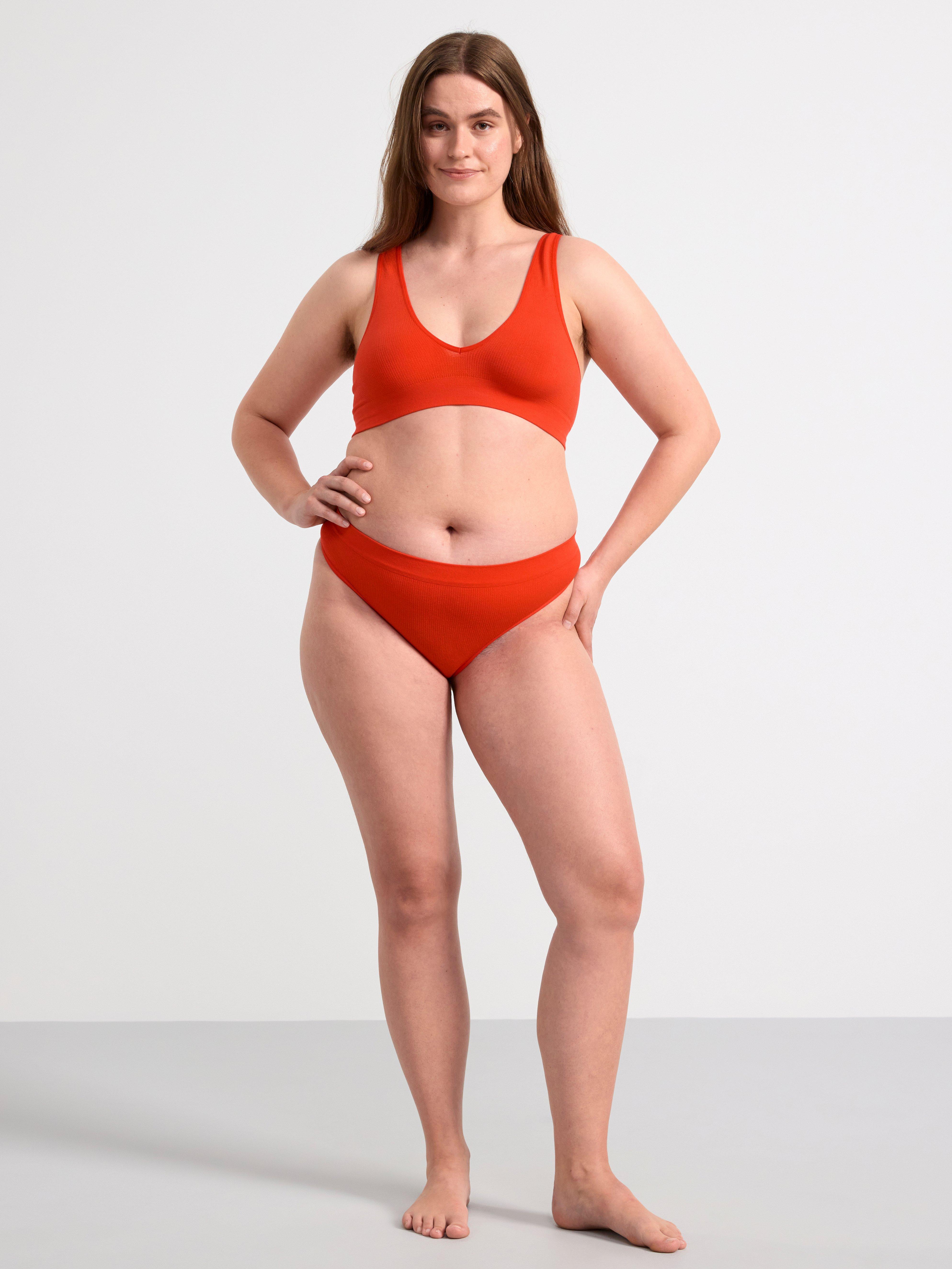 Seamless soft bra Strong Red
