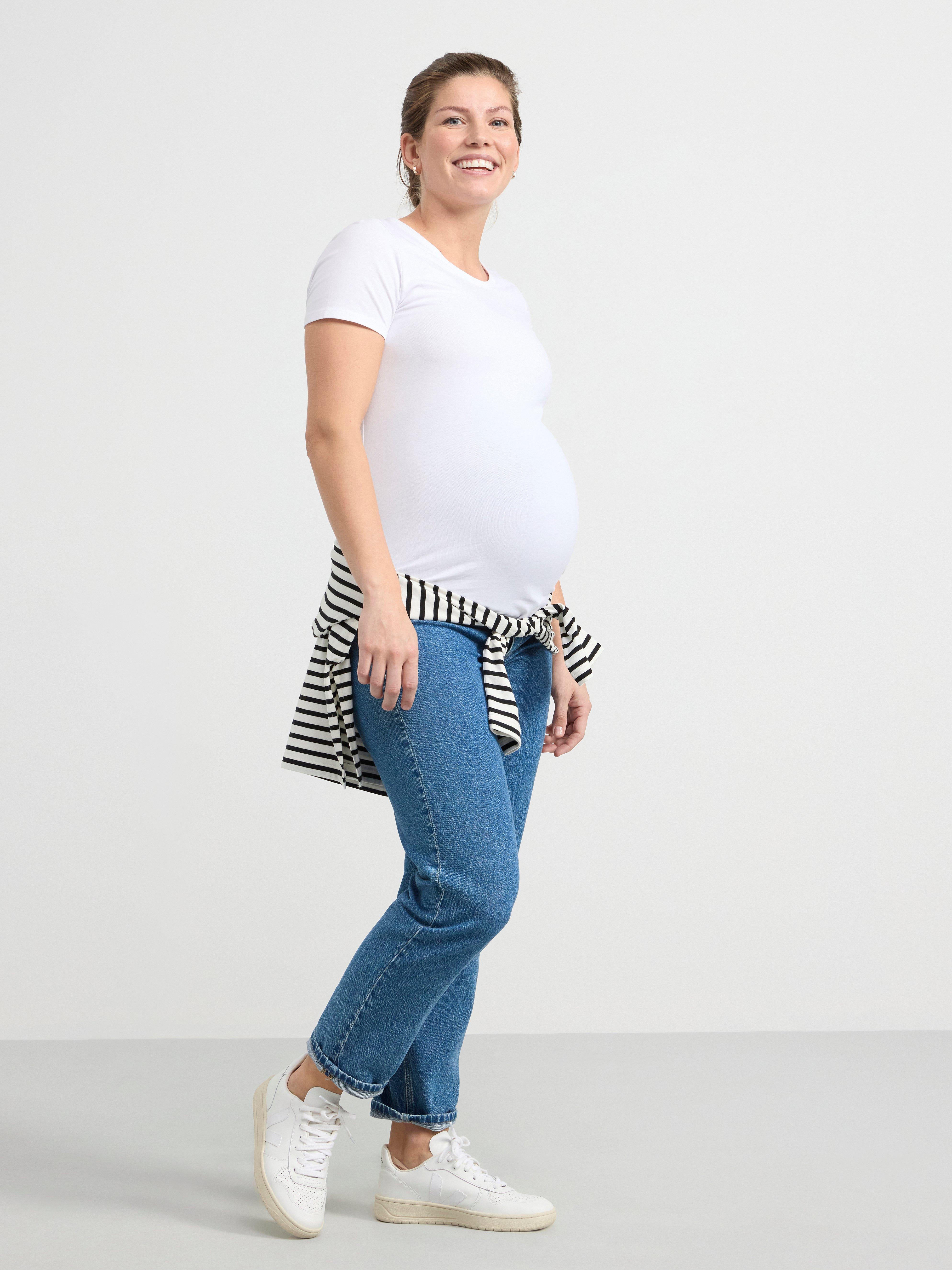 MOM Short sleeve cotton t-shirt White