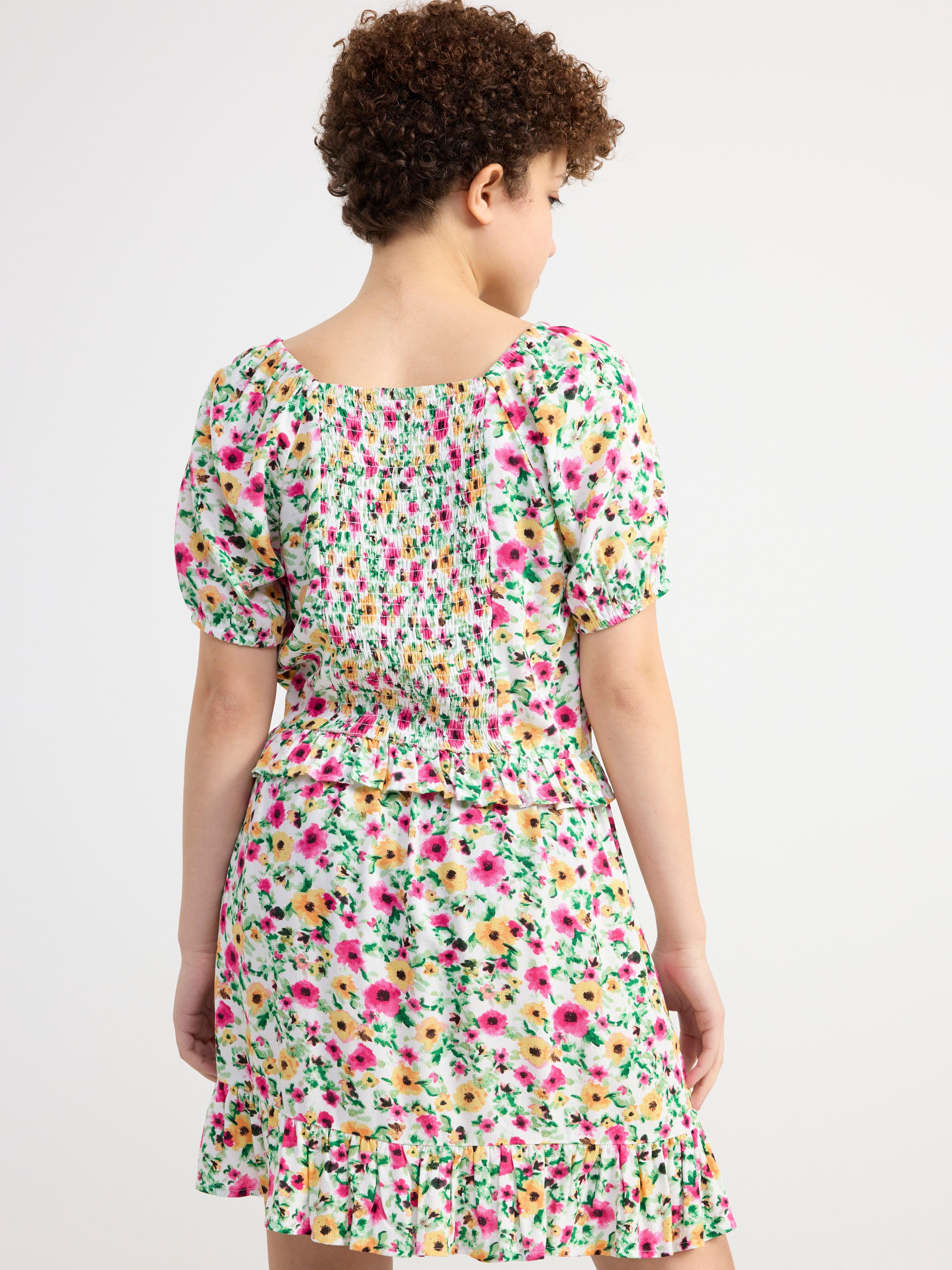 Puff sleeve blouse Light Dusty White