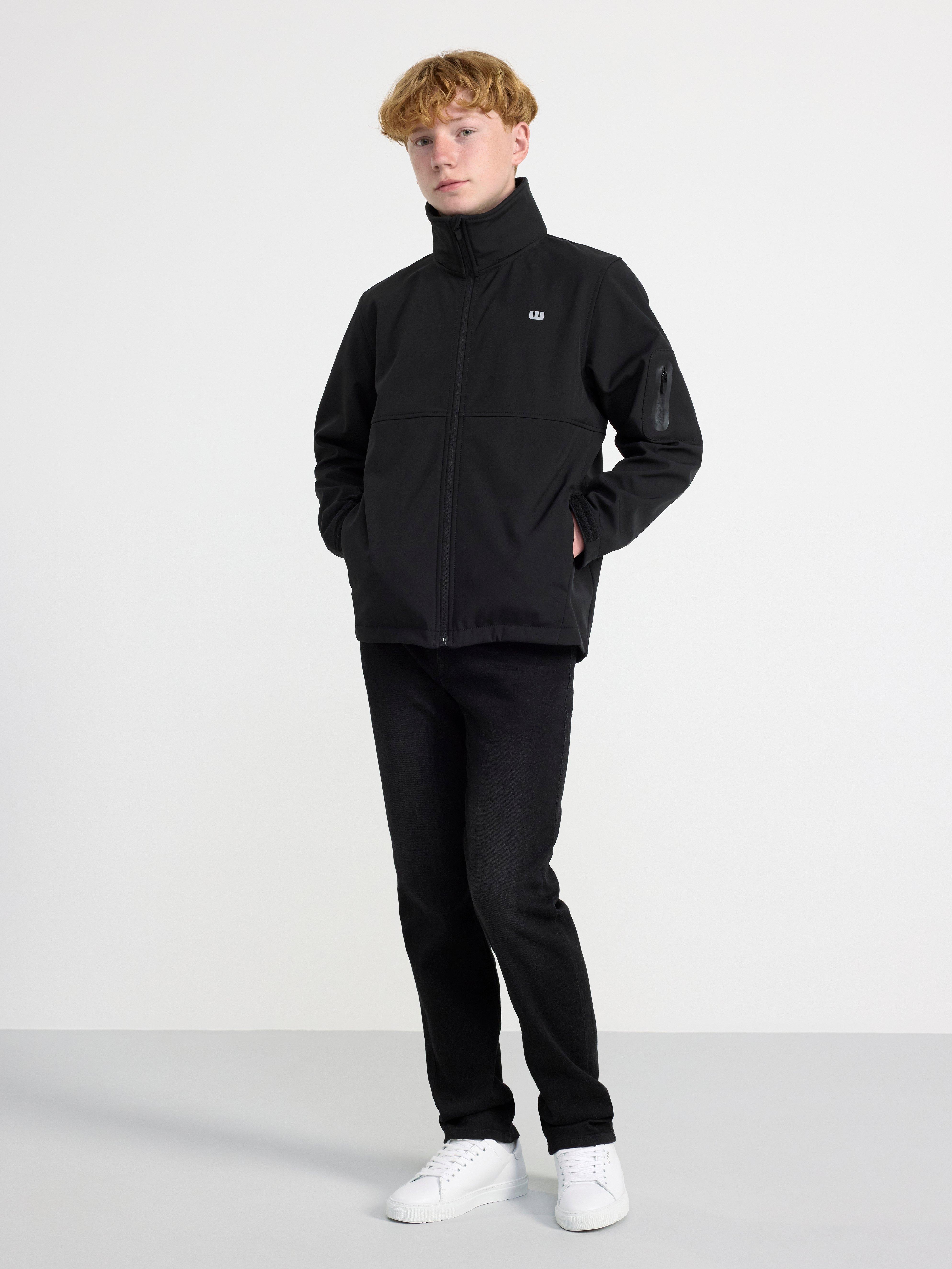 Waterproof softshell jacket Black