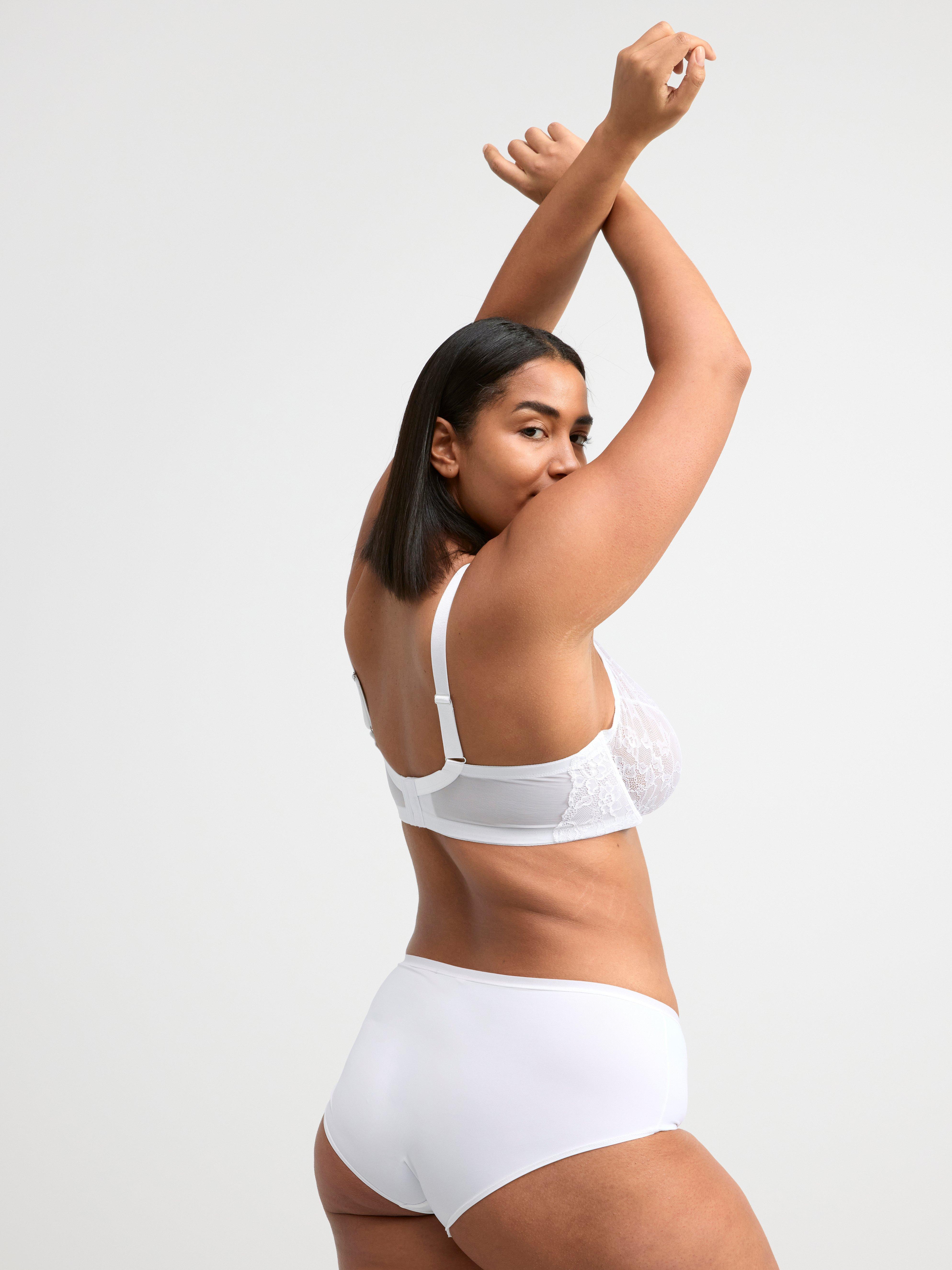 Aster unpadded bra White
