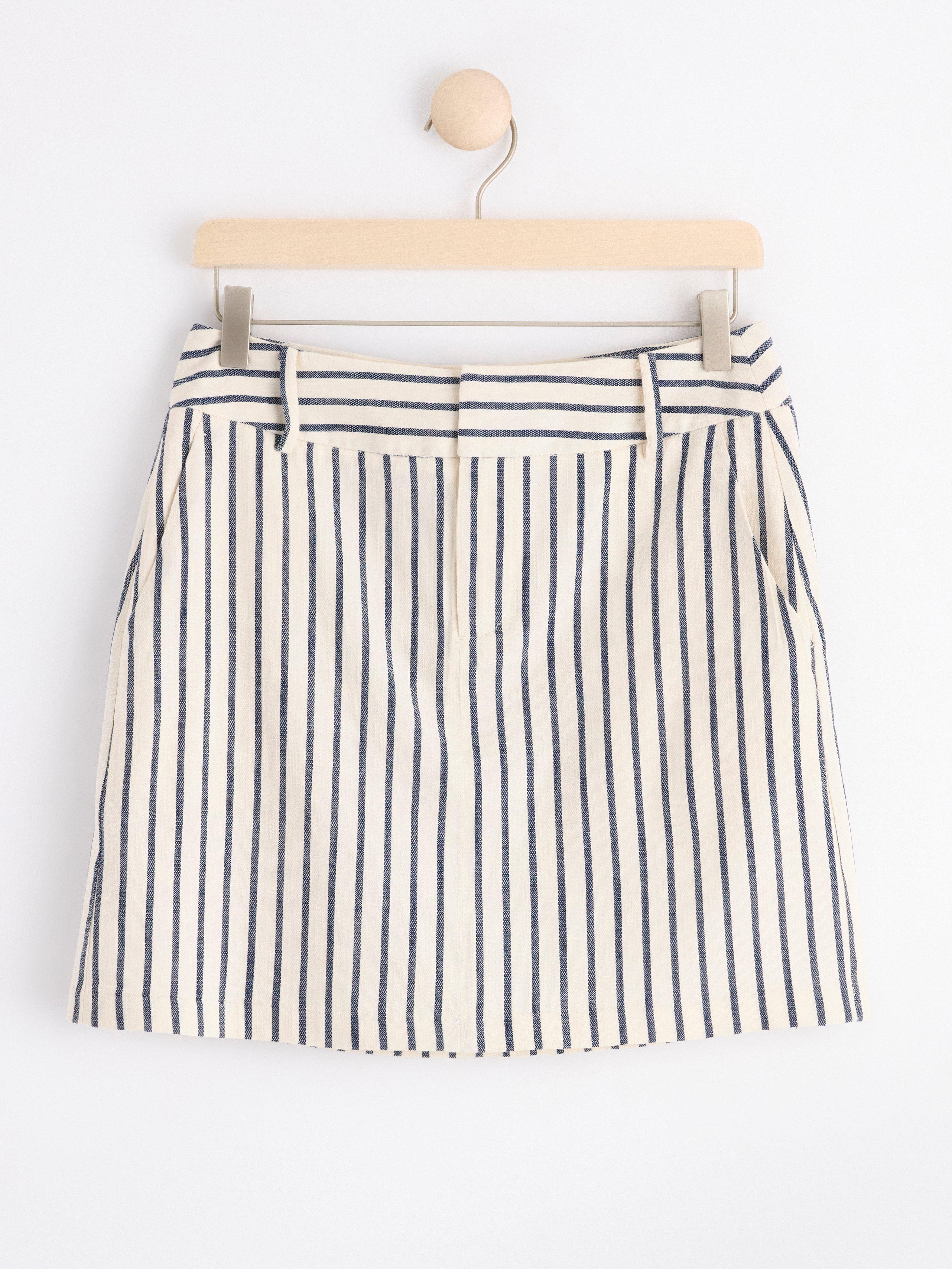 Striped mini skirt Off White