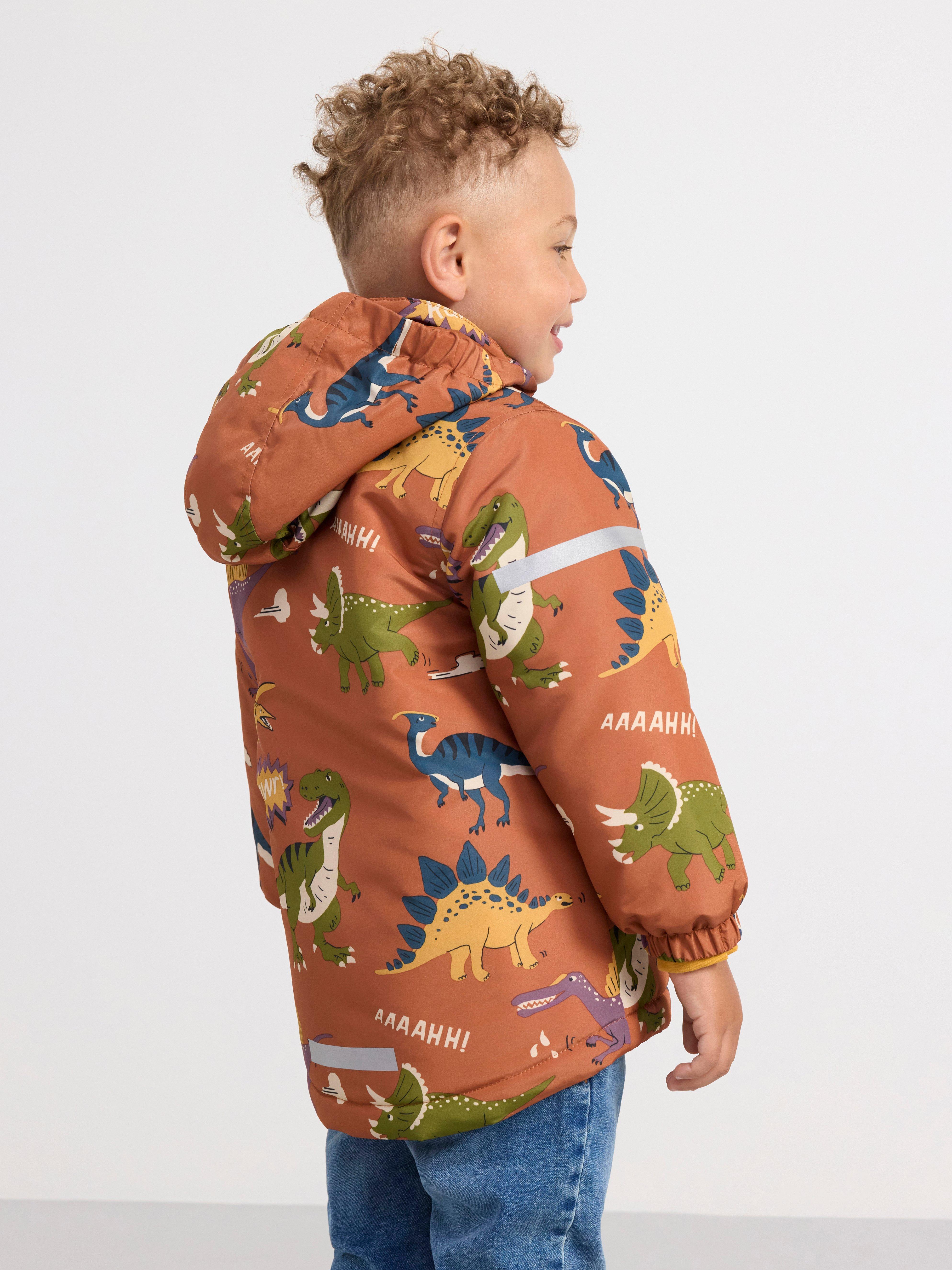Water repellent padded jacket Dark dusty yellow