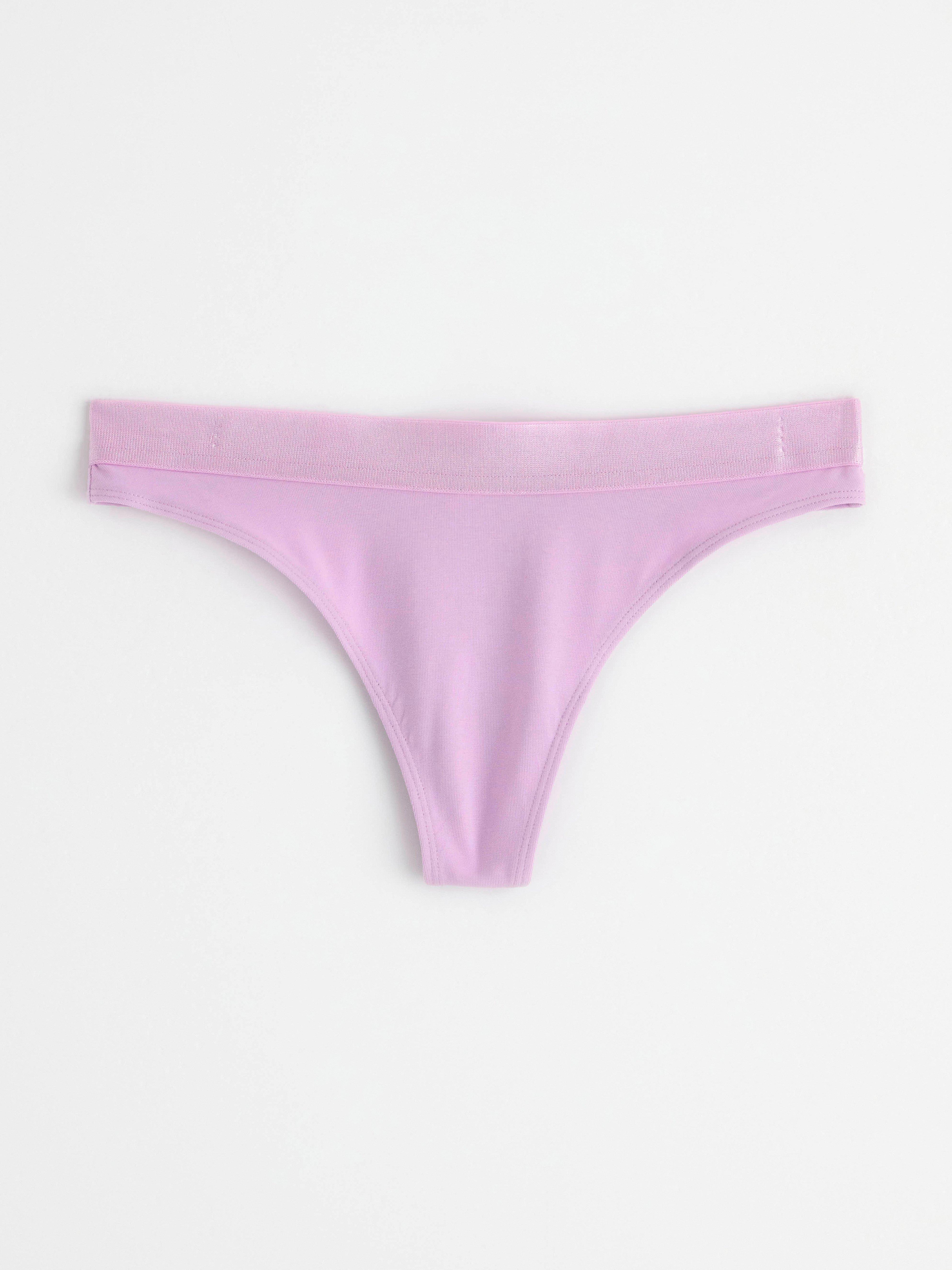 Thong low waist Light Lilac
